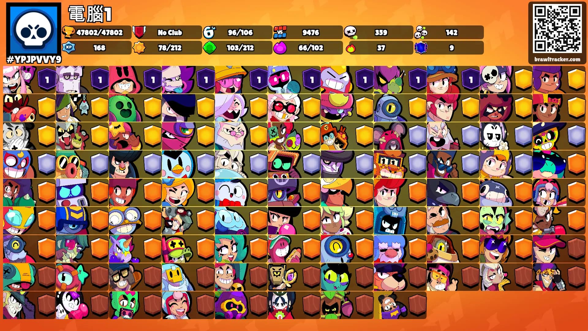 電腦1's Ranks
