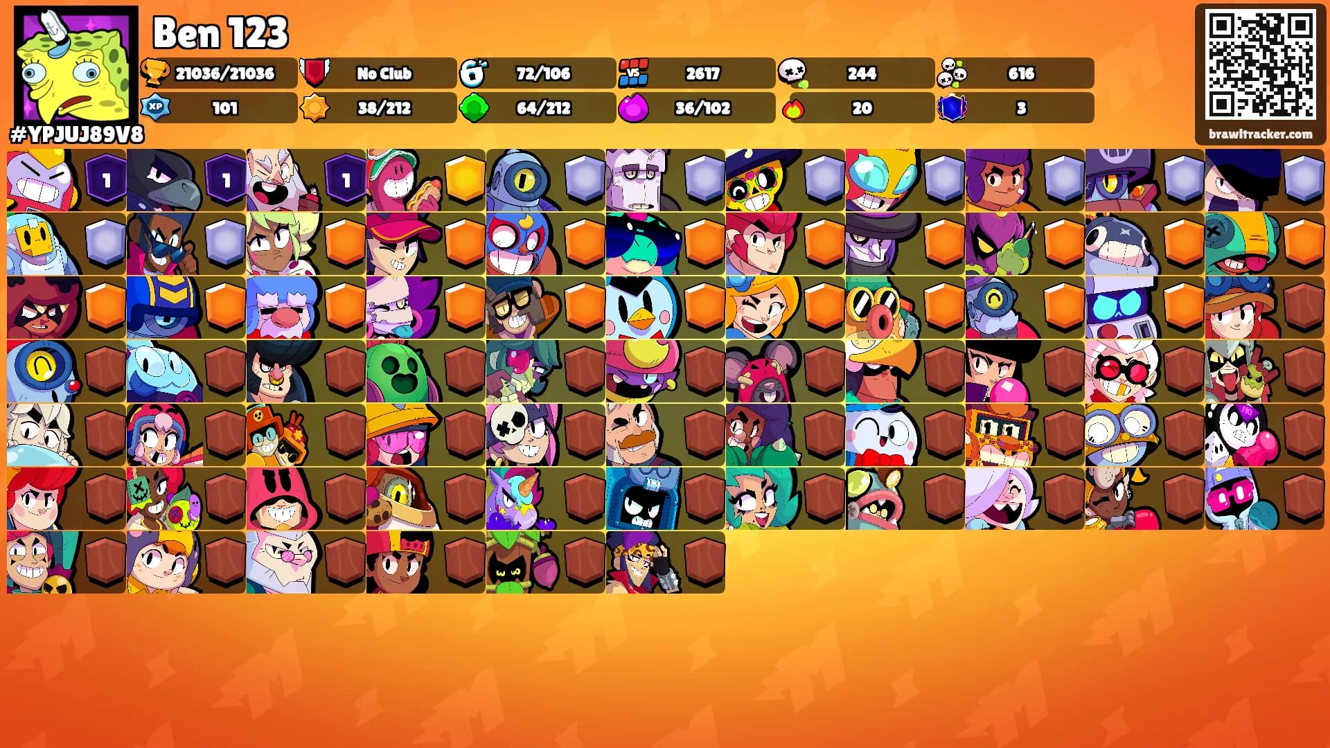 Ben 123's Ranks