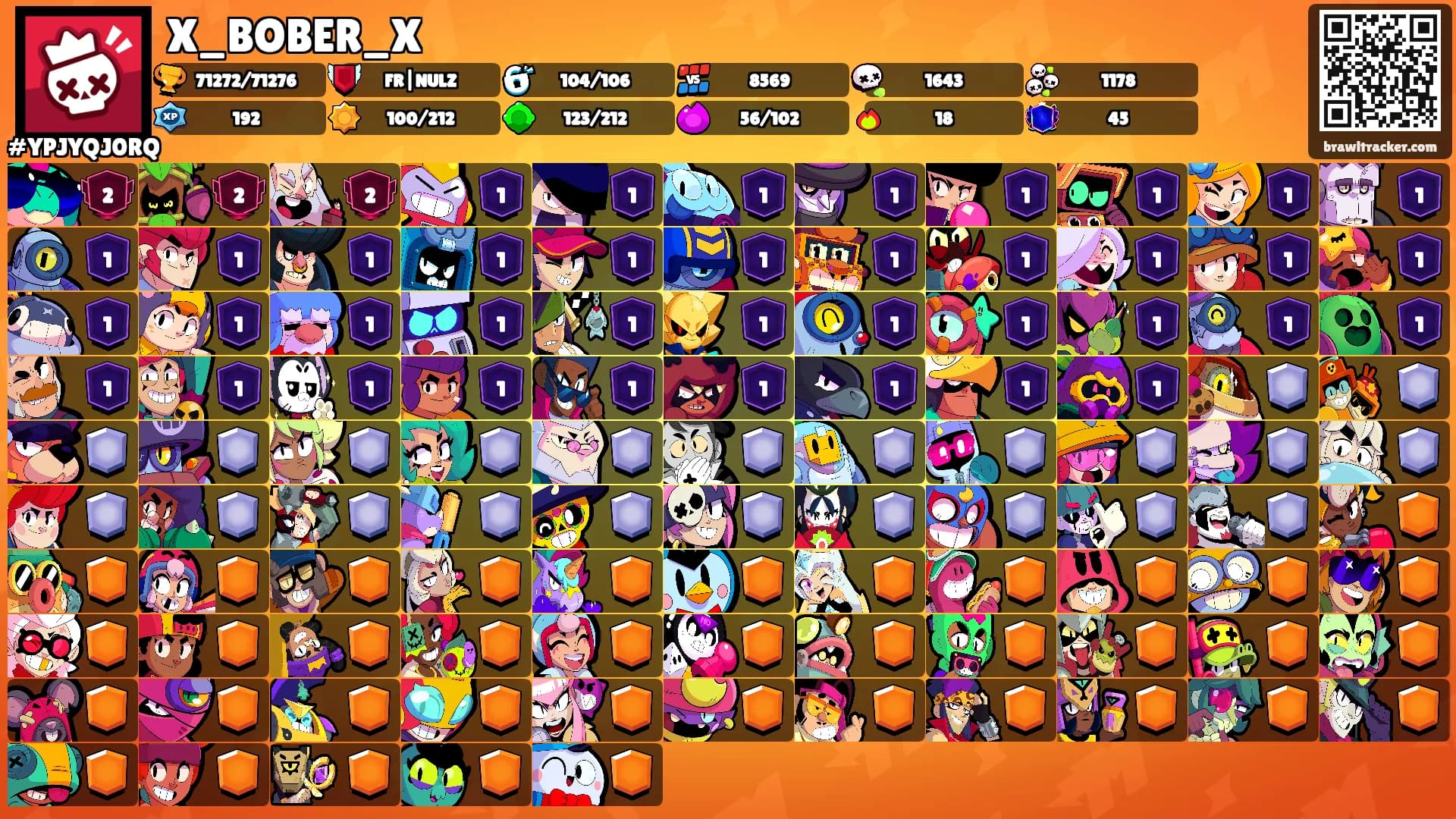 X_BOBER_X's Ranks