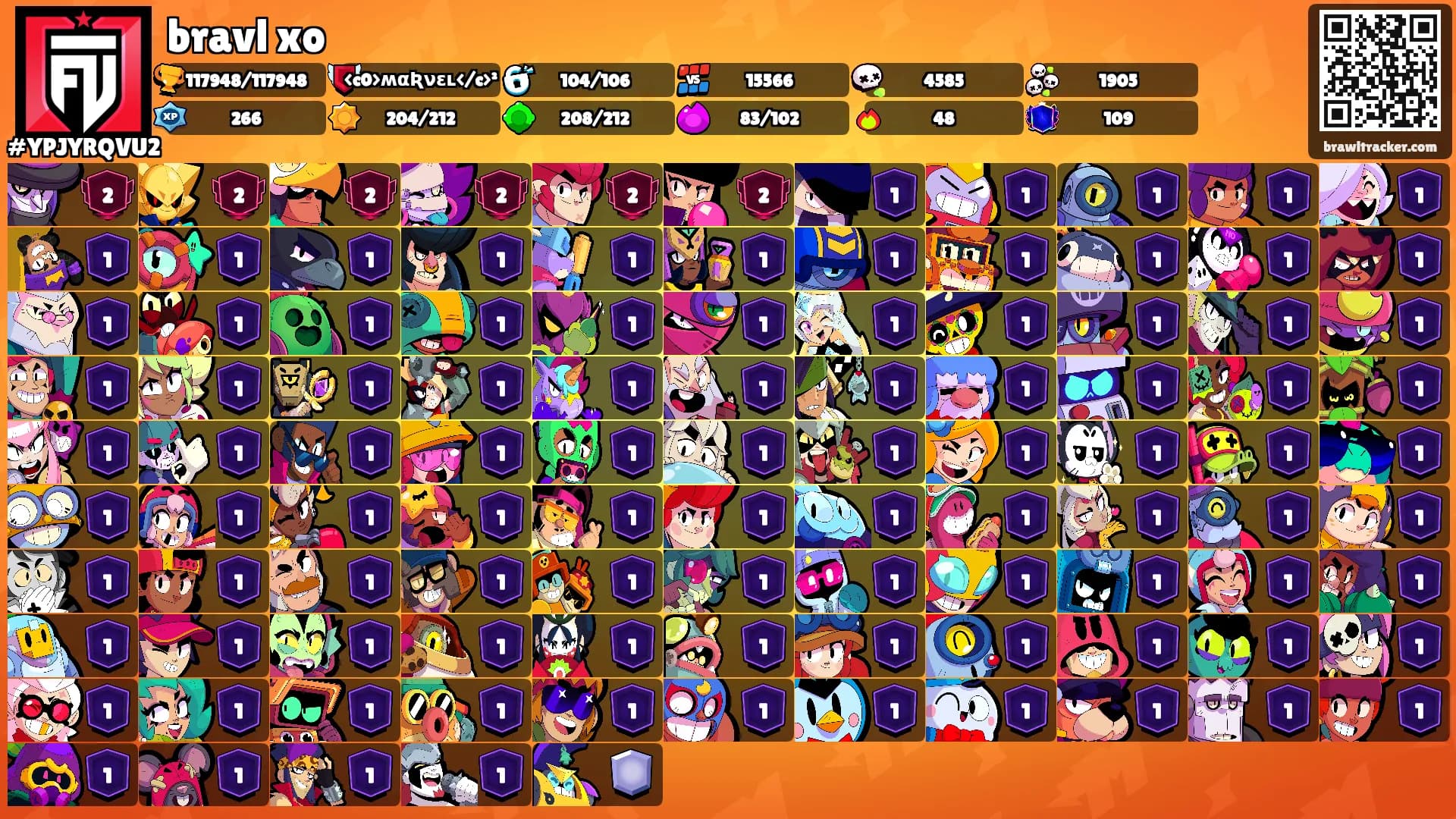 bravl xo's Ranks