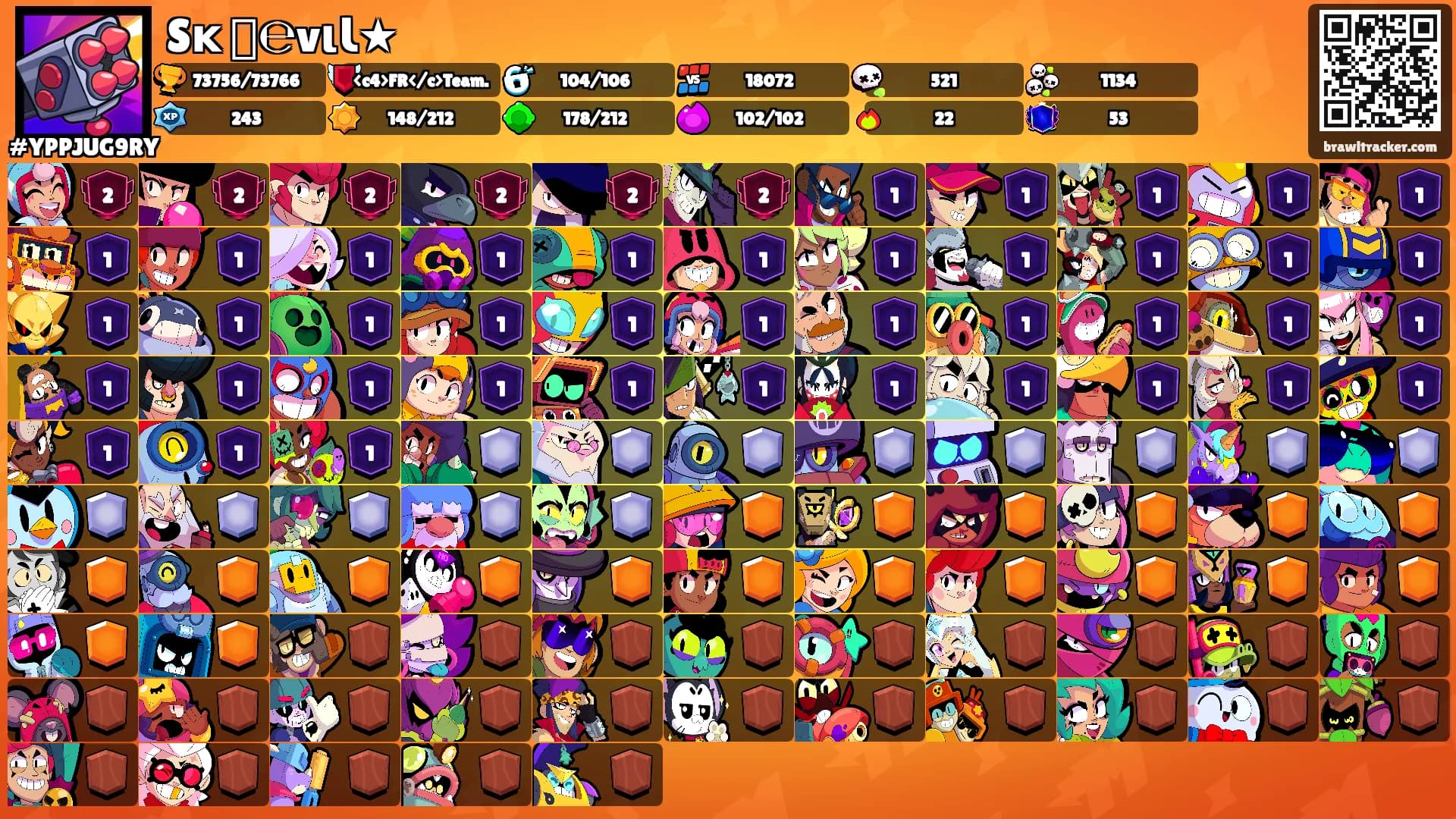 Sᴋ᭄ᗪ℮vιƖ★࿐'s Ranks