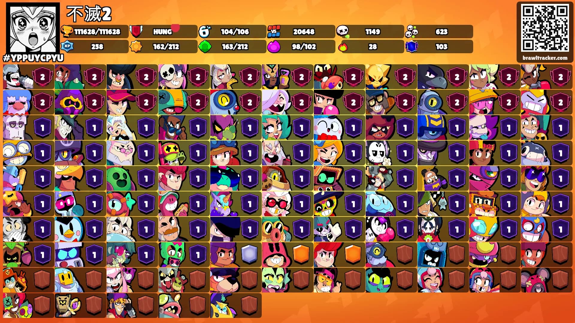 不滅2's Ranks
