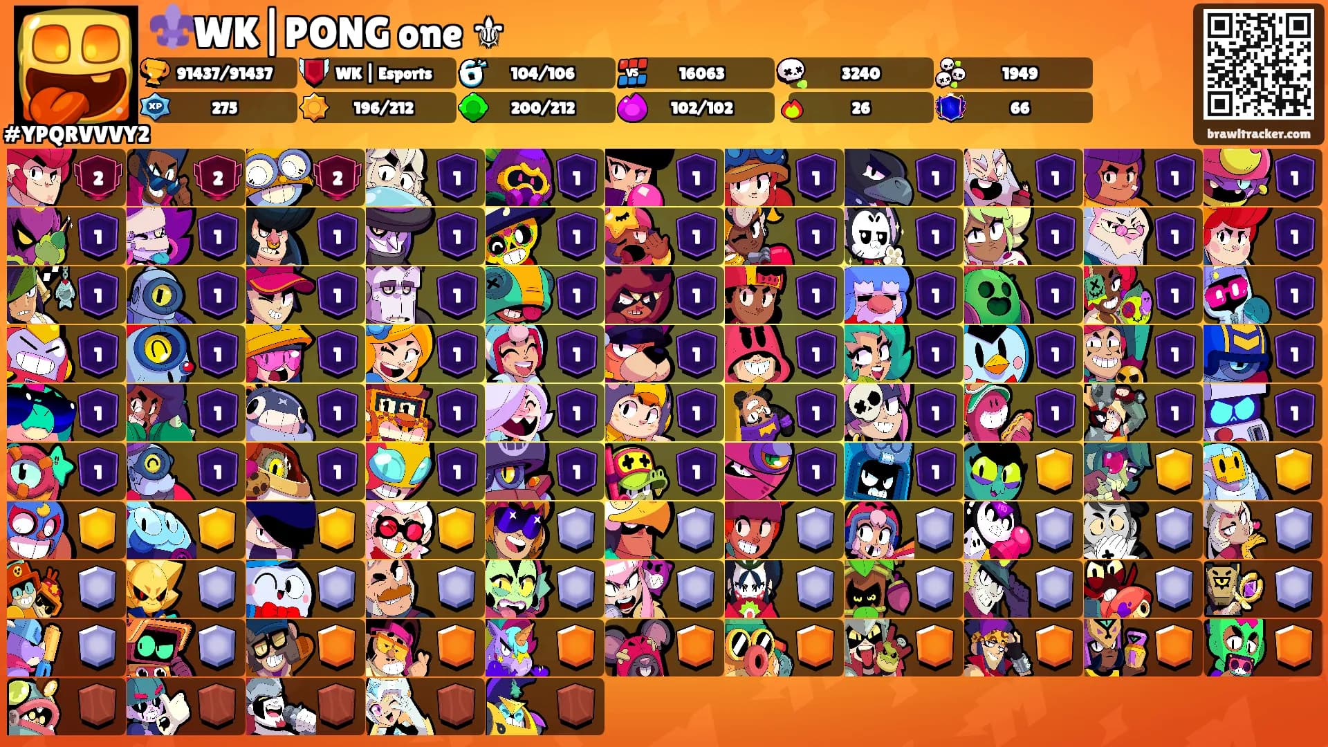 ⚜️WK|PONG one ⚜'s Ranks