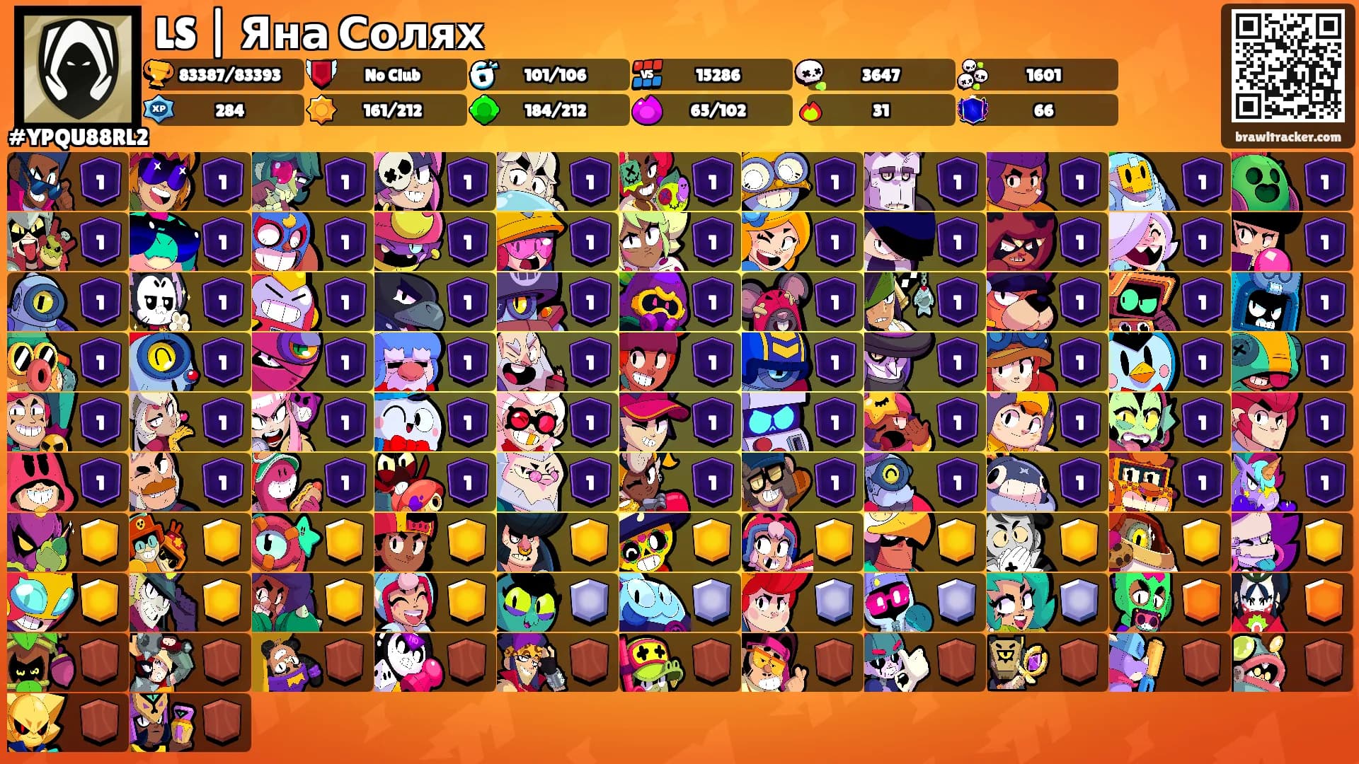 LS | Яна Солях's Ranks