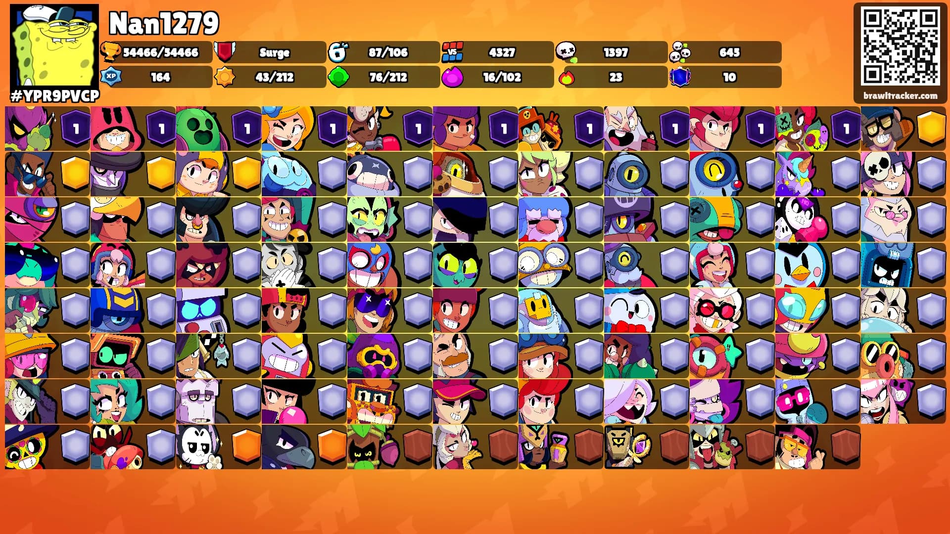 Nan1279's Ranks