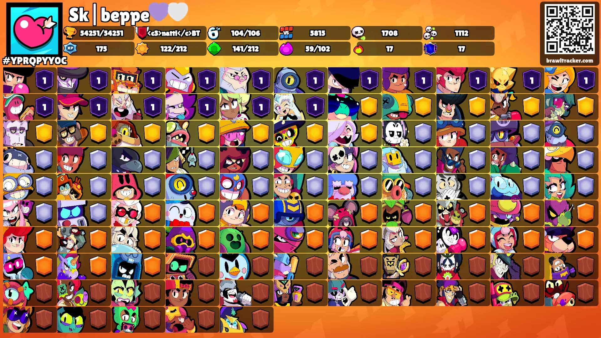 Sk|beppe💜🤍's Ranks