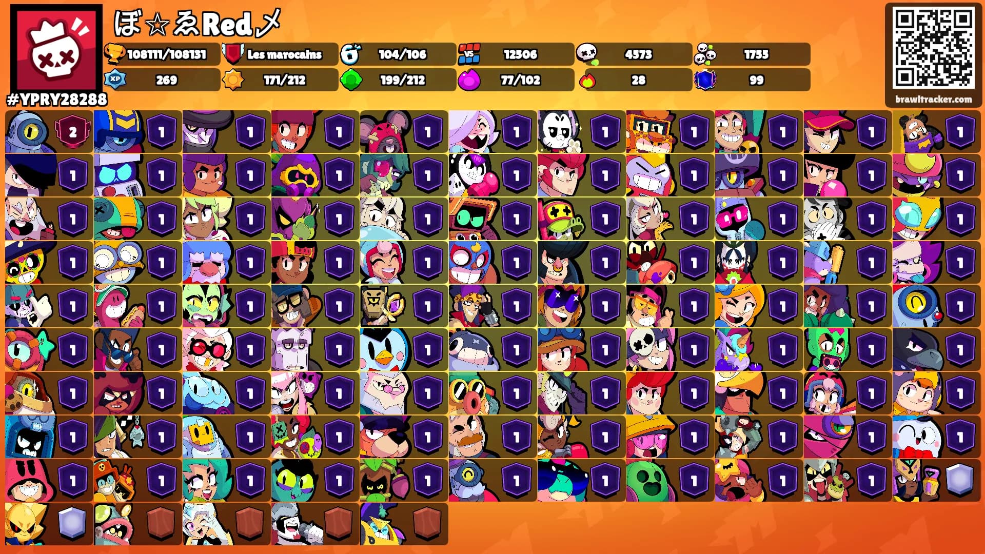 ぼ☆ゑRed乄's Ranks