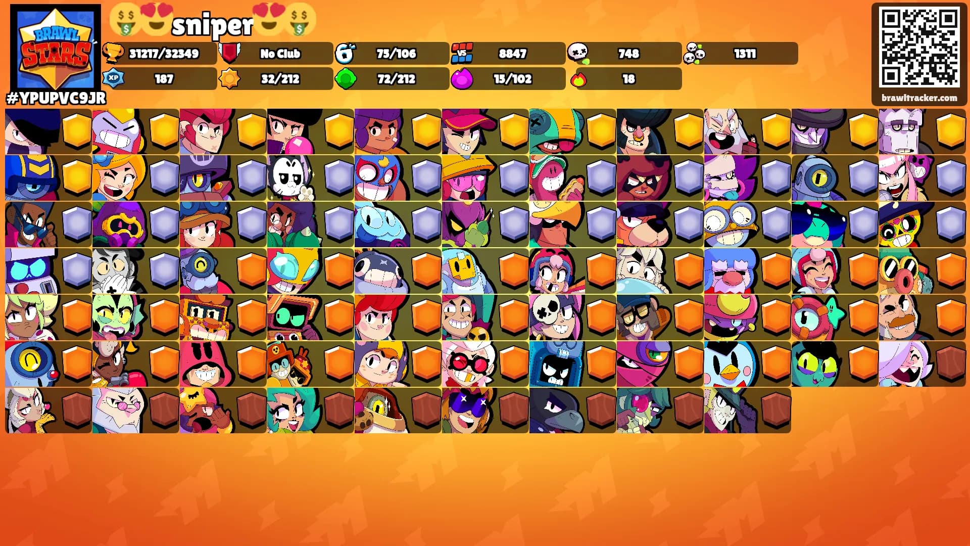 🤑😍sniper😍🤑's Ranks