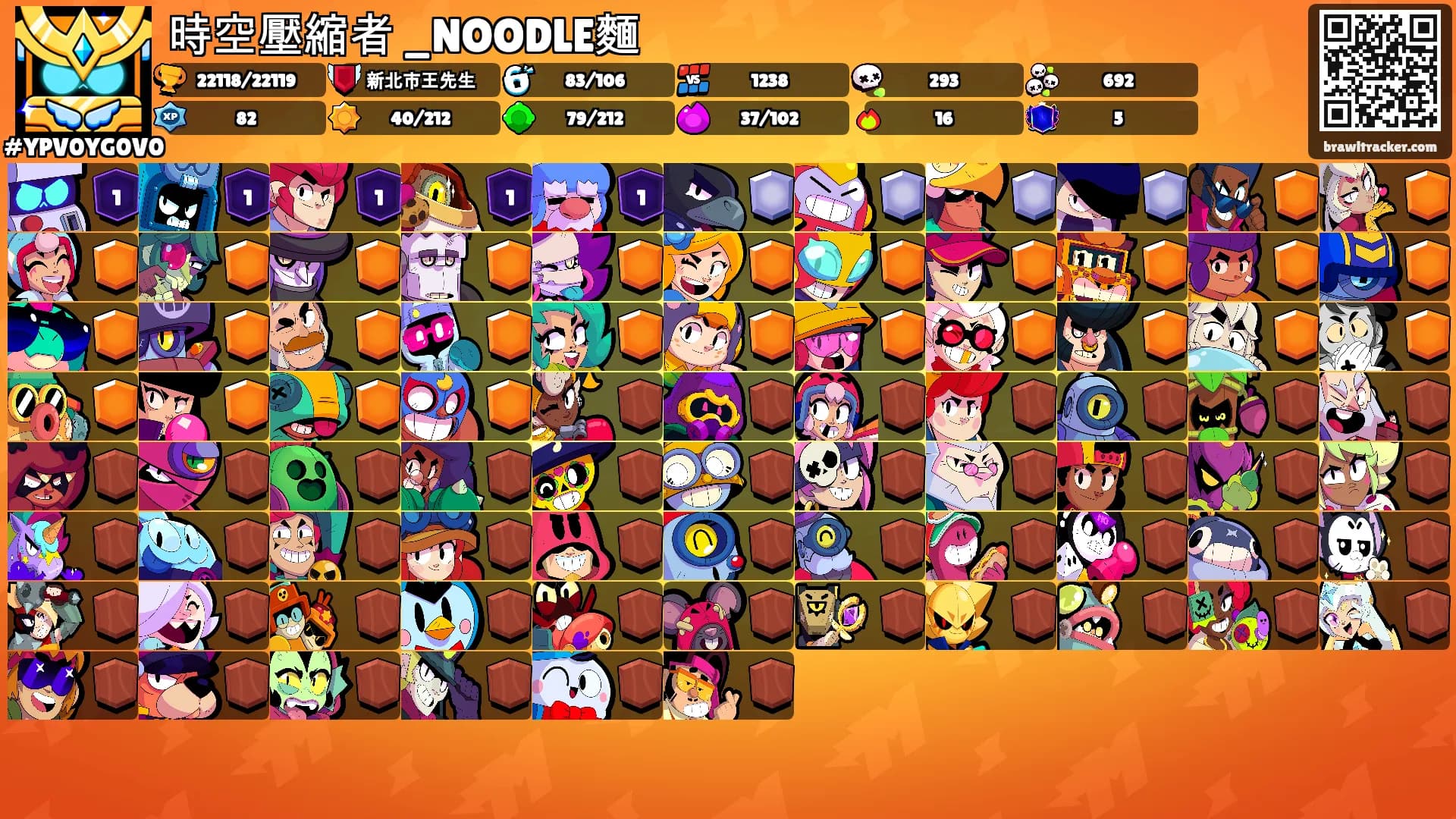 時空壓縮者 _NOODLE麵's Ranks