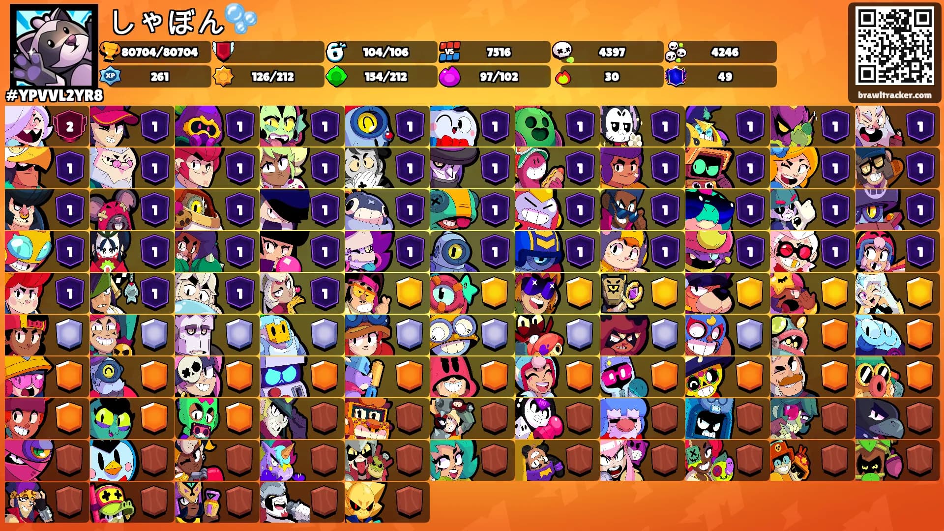 しゃぼん🫧's Ranks
