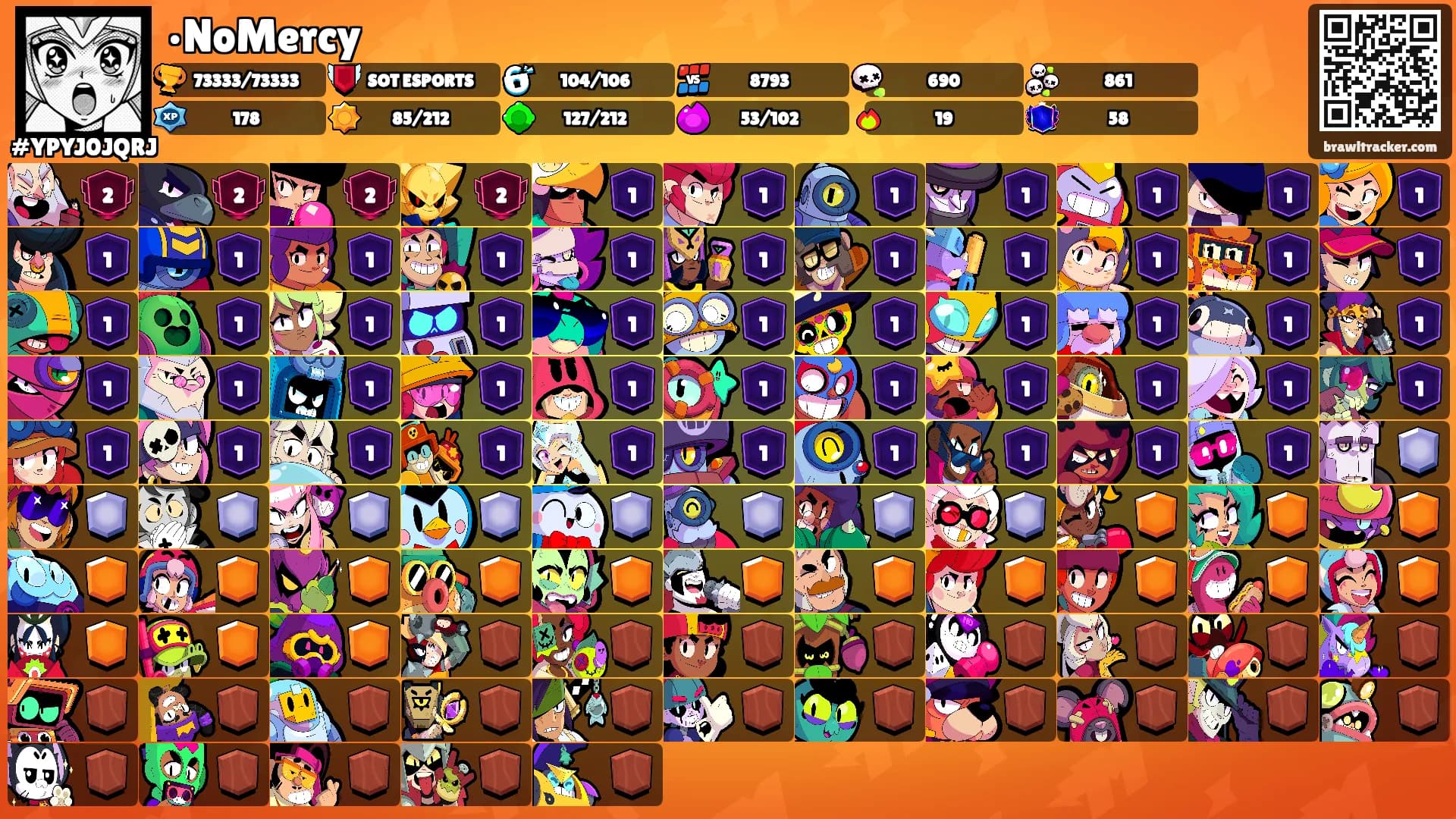 •NoMercy's Ranks