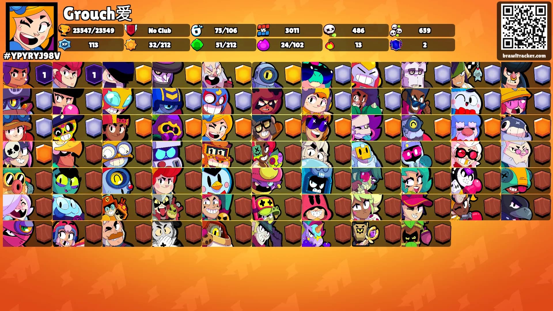 Grouch爱's Ranks