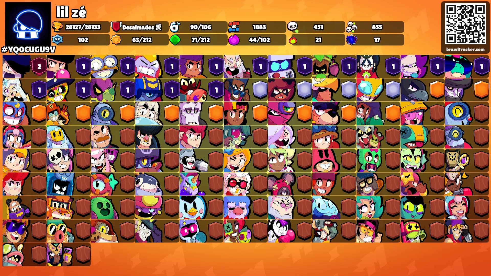 lil zé's Ranks
