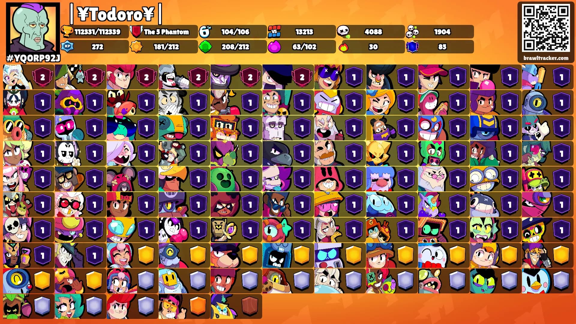 |¥Todoro¥|'s Ranks