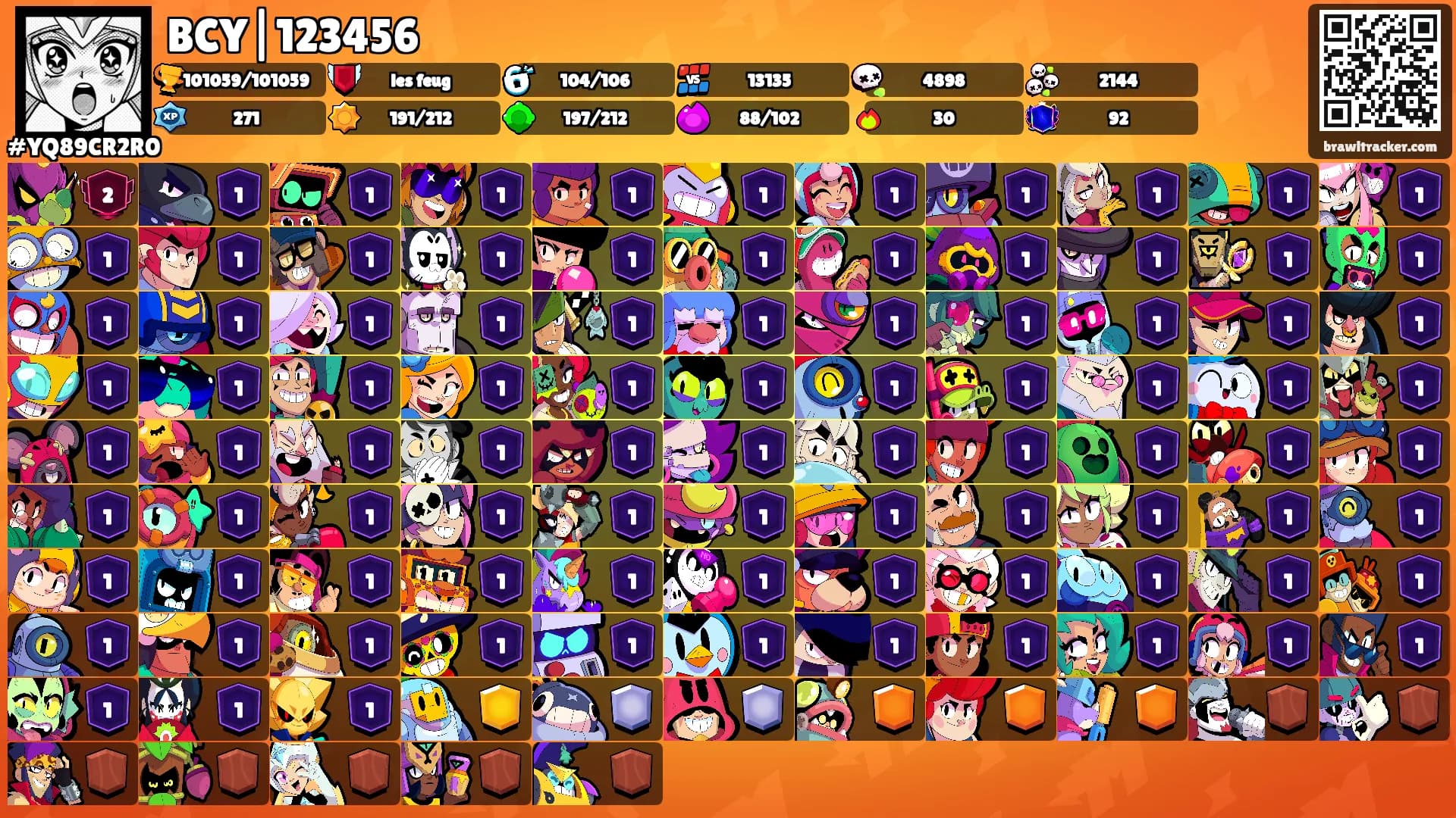 BCY|123456's Ranks