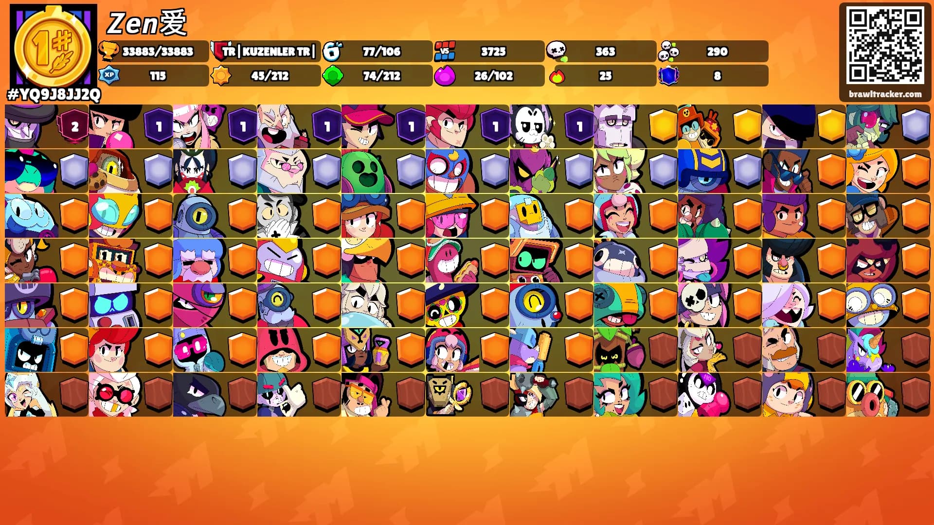 𝙕𝙚𝙣爱's Ranks