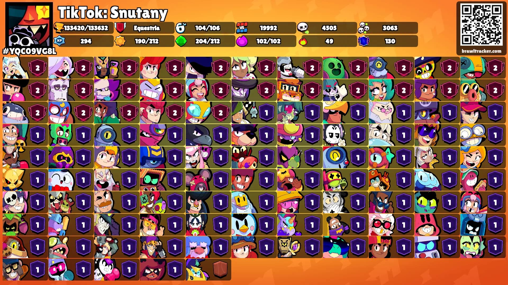 TikTok: Snutany's Ranks