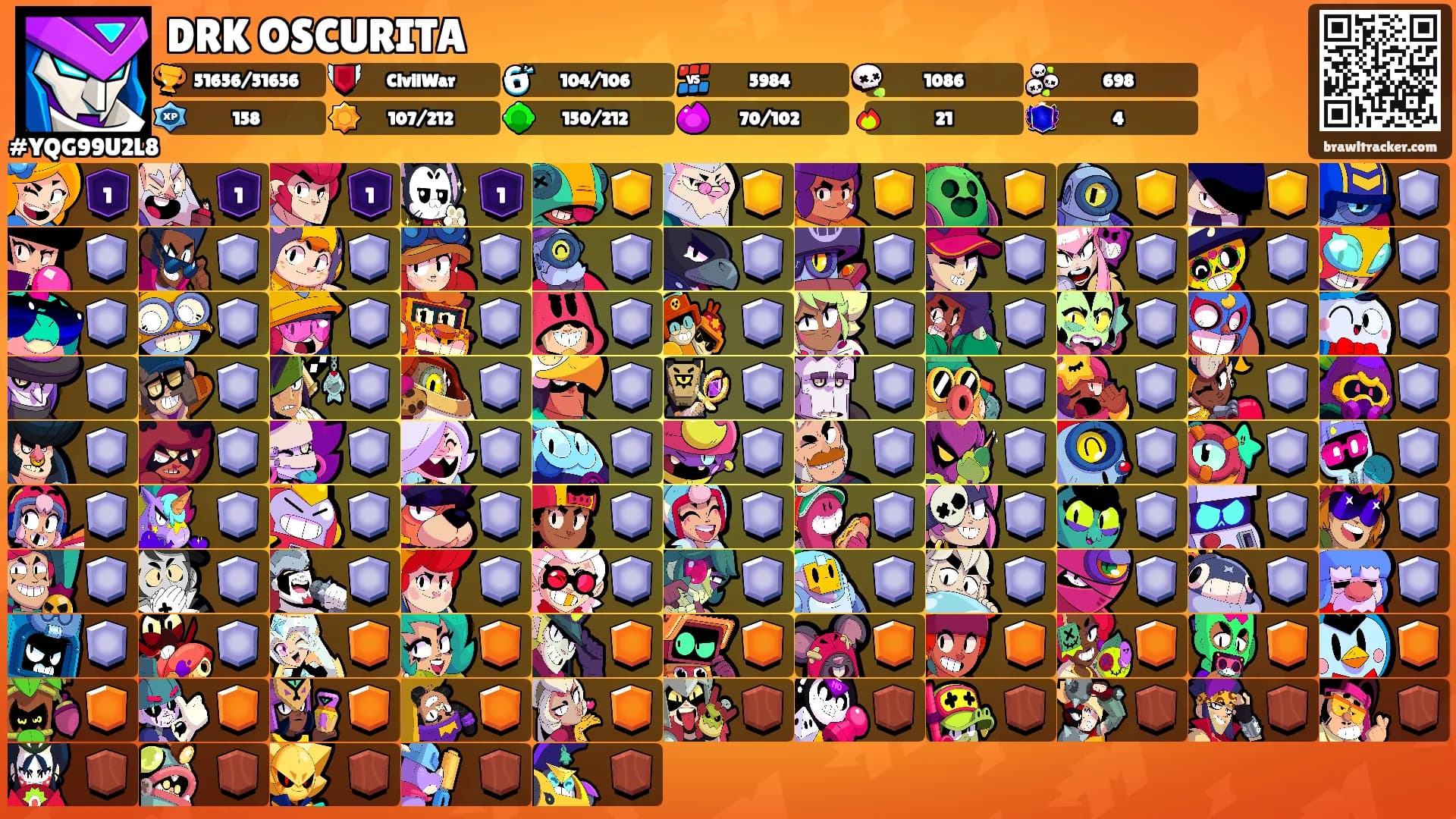 DRK OSCURITA's Ranks