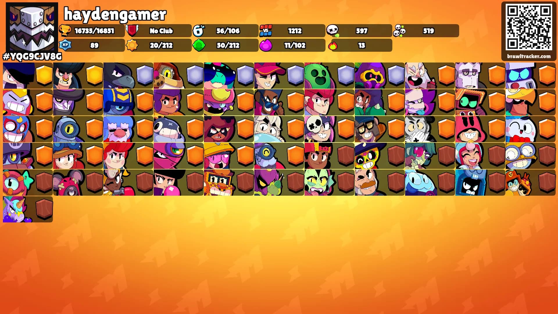 haydengamer's Ranks