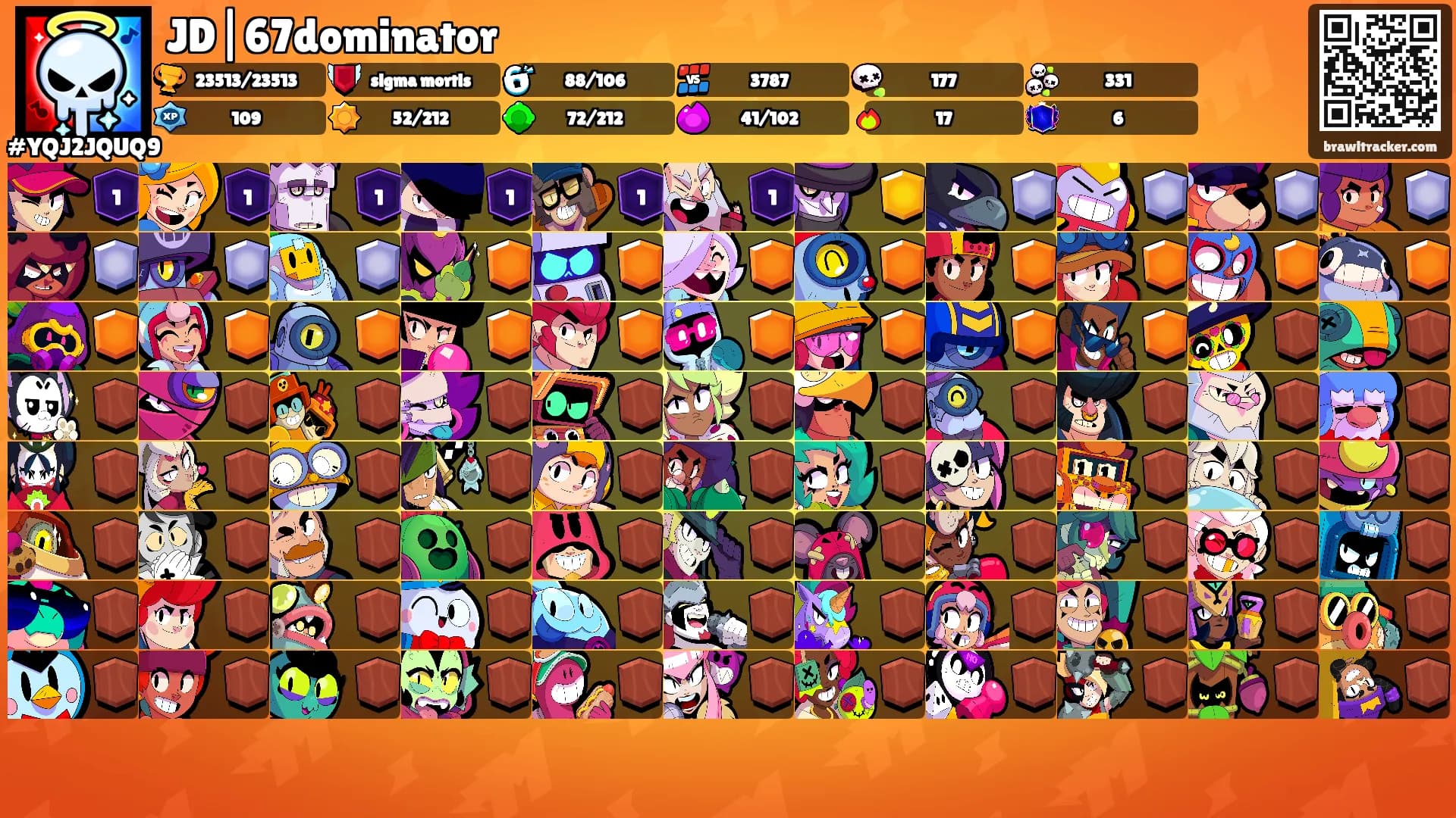 JD|67dominator's Ranks