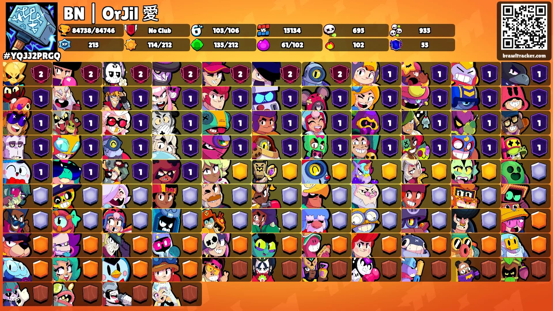 BN | OrJil 愛's Ranks