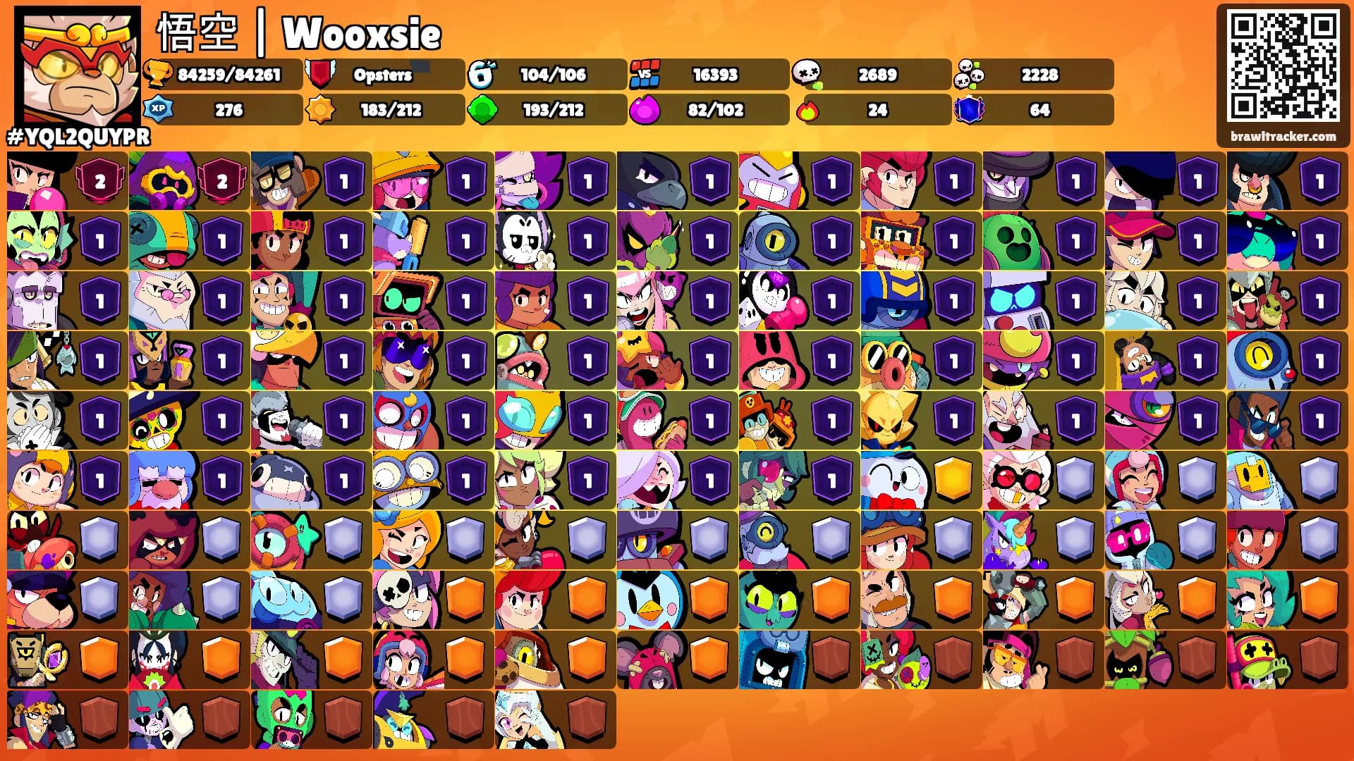 悟空 | Wooxsie's Ranks