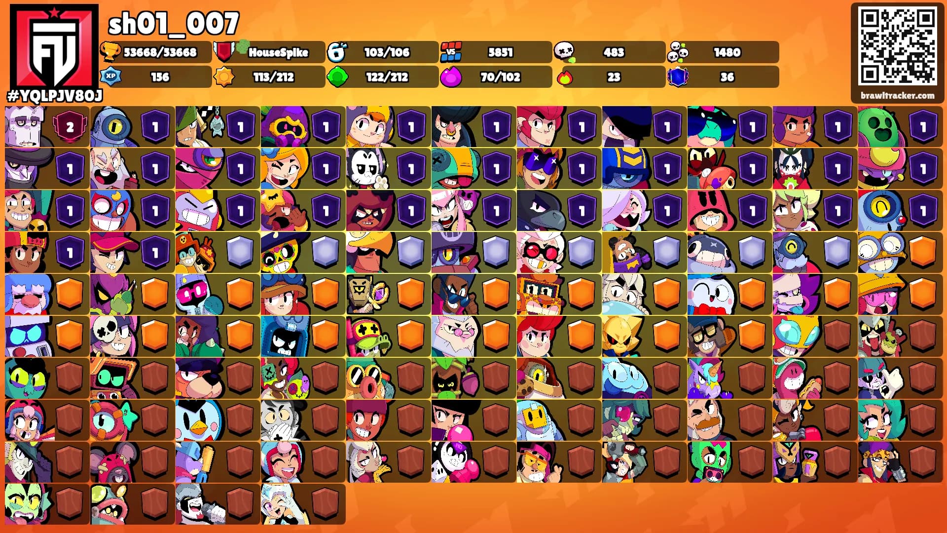 sh01_007's Ranks
