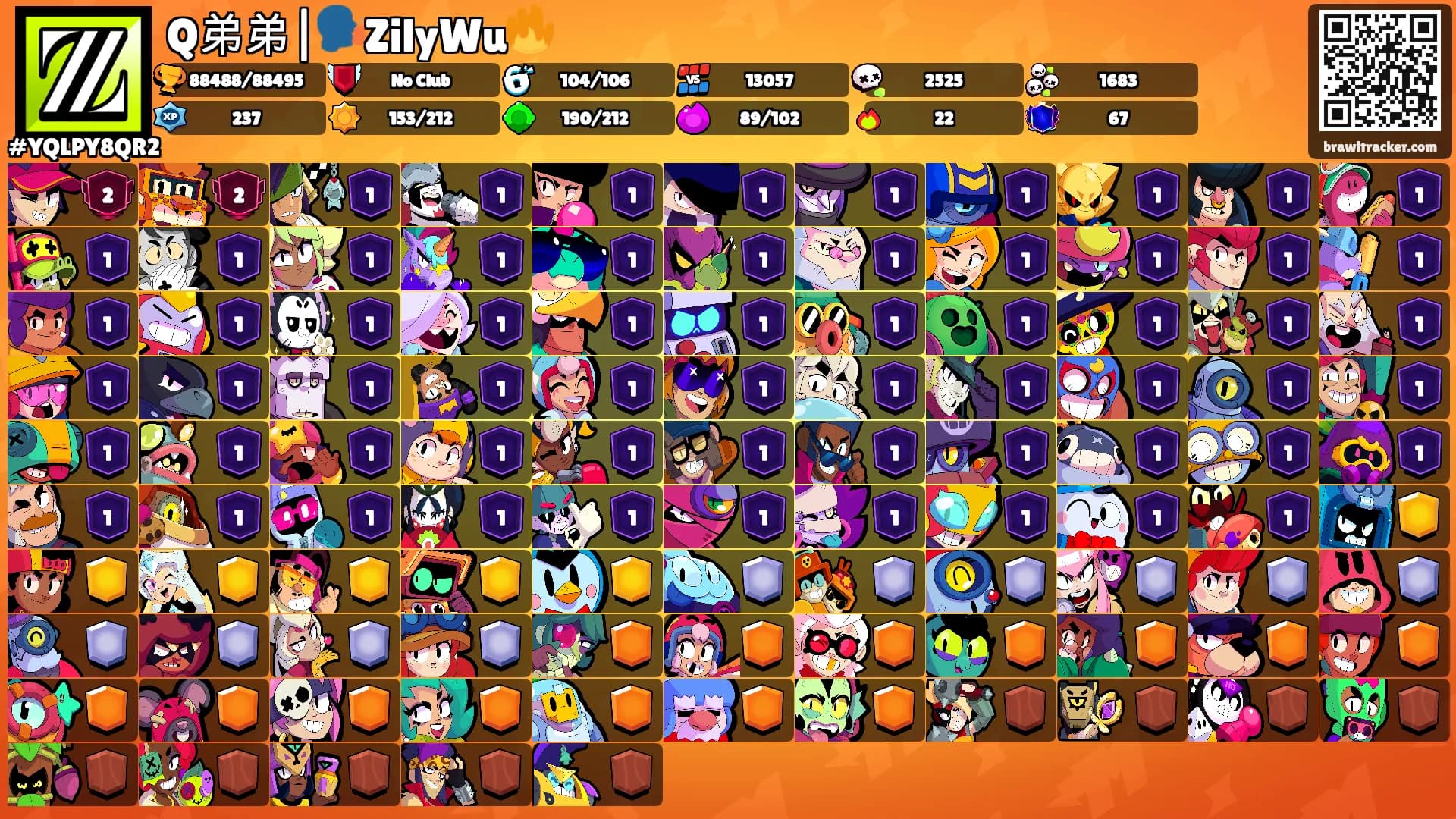 Q弟弟|🗣️ZilyWu🔥's Ranks