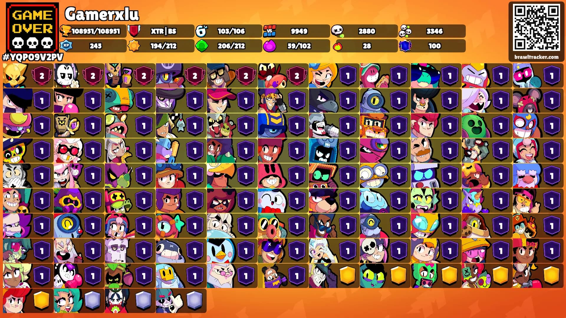 Gamerxlu's Ranks