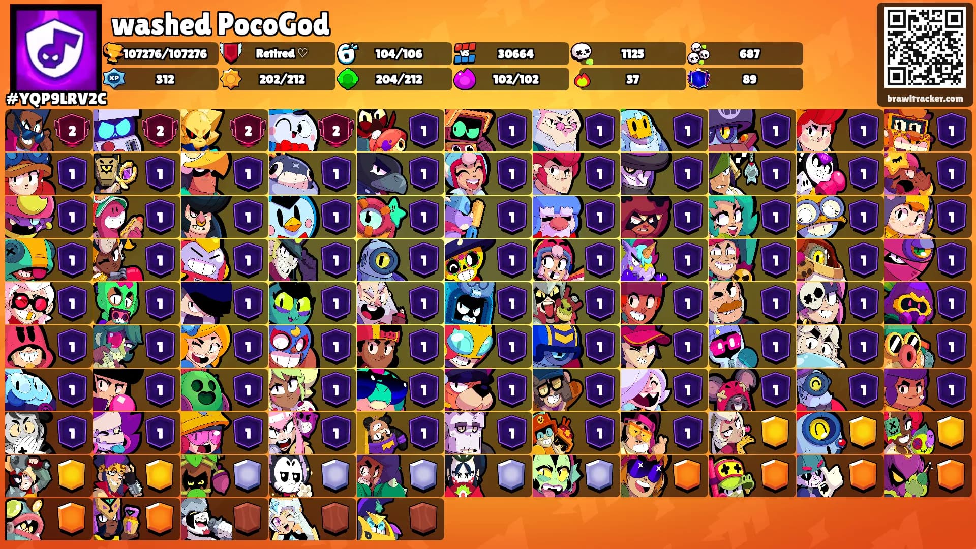 washed PocoGod's Ranks