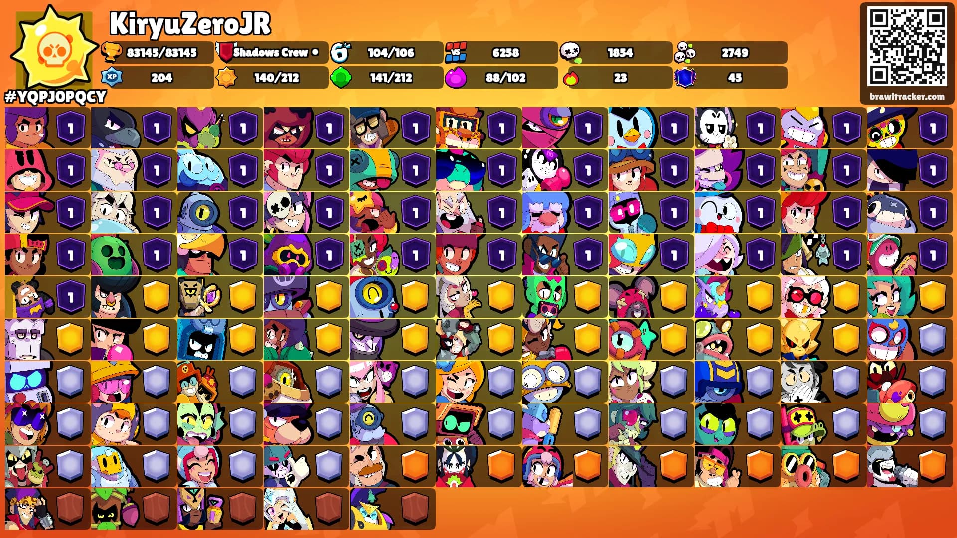 KiryuZeroJR's Ranks