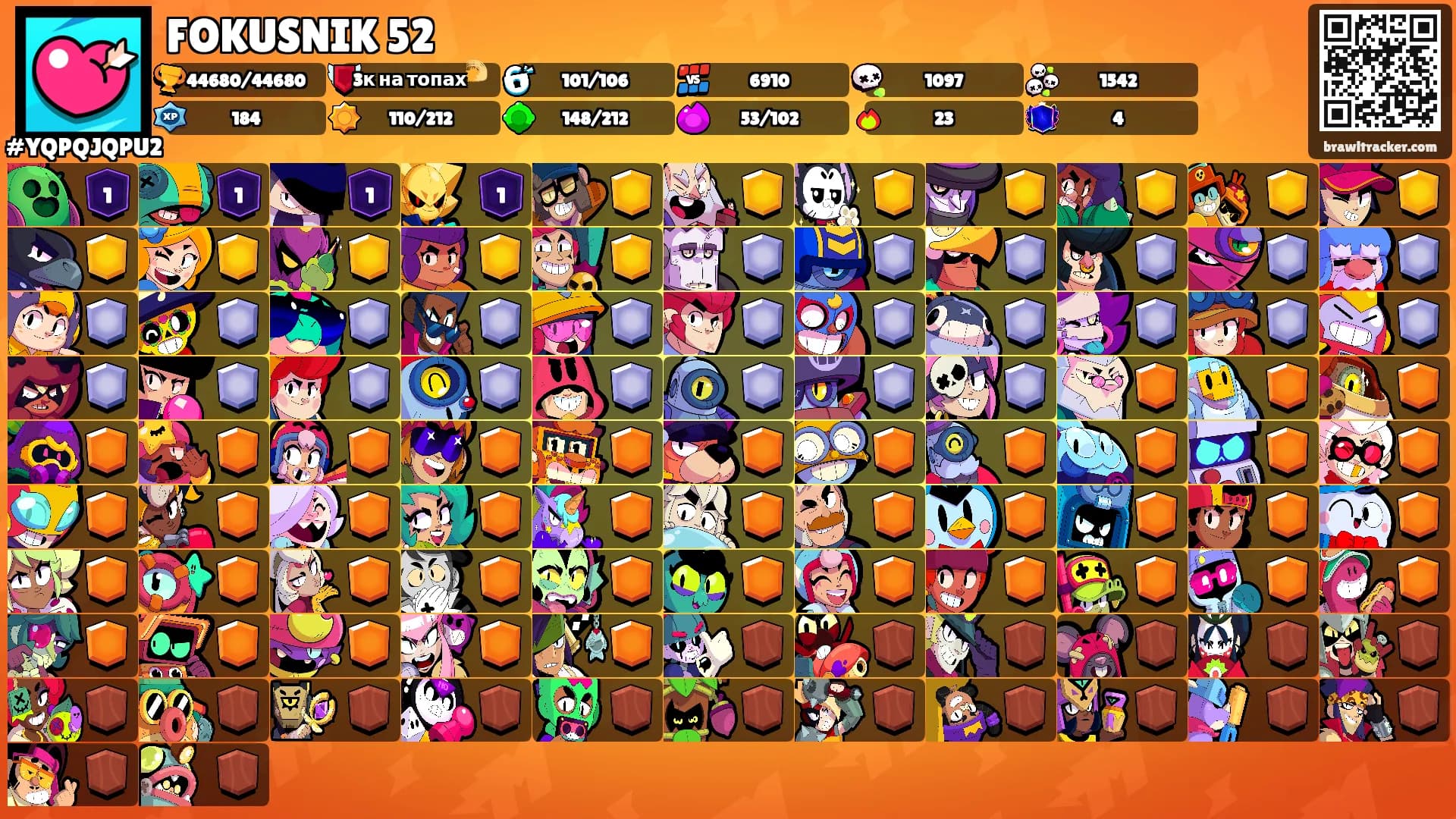 FOKUSNIK 52's Ranks