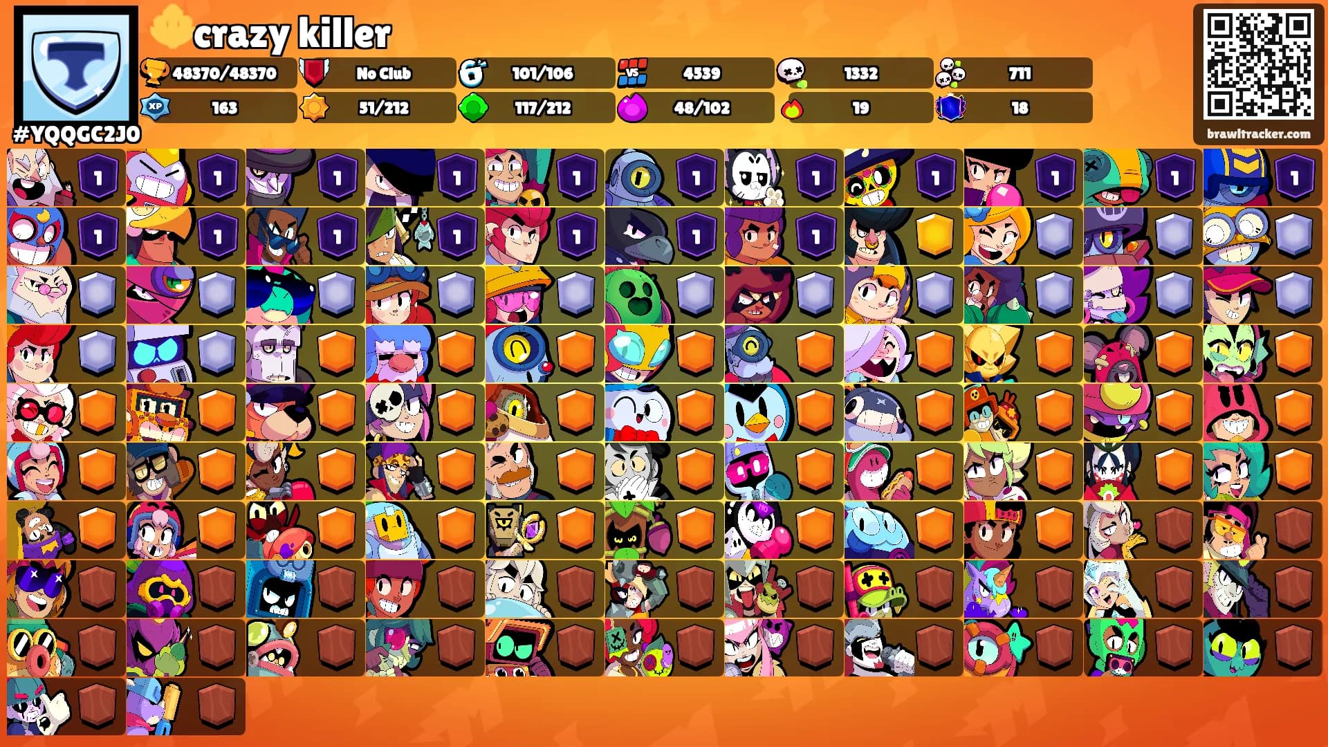 🔱crazy killer's Ranks