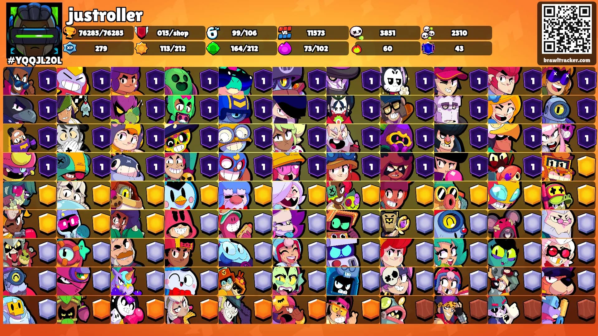 justroller's Ranks