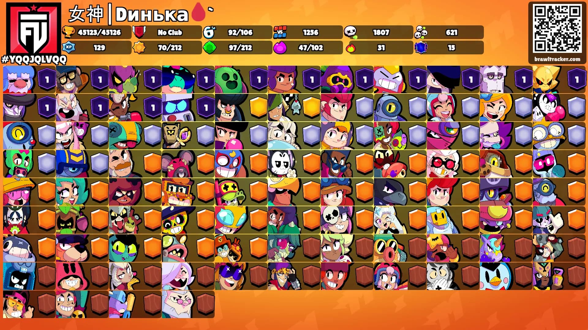 女神|Dинька🩸`'s Ranks