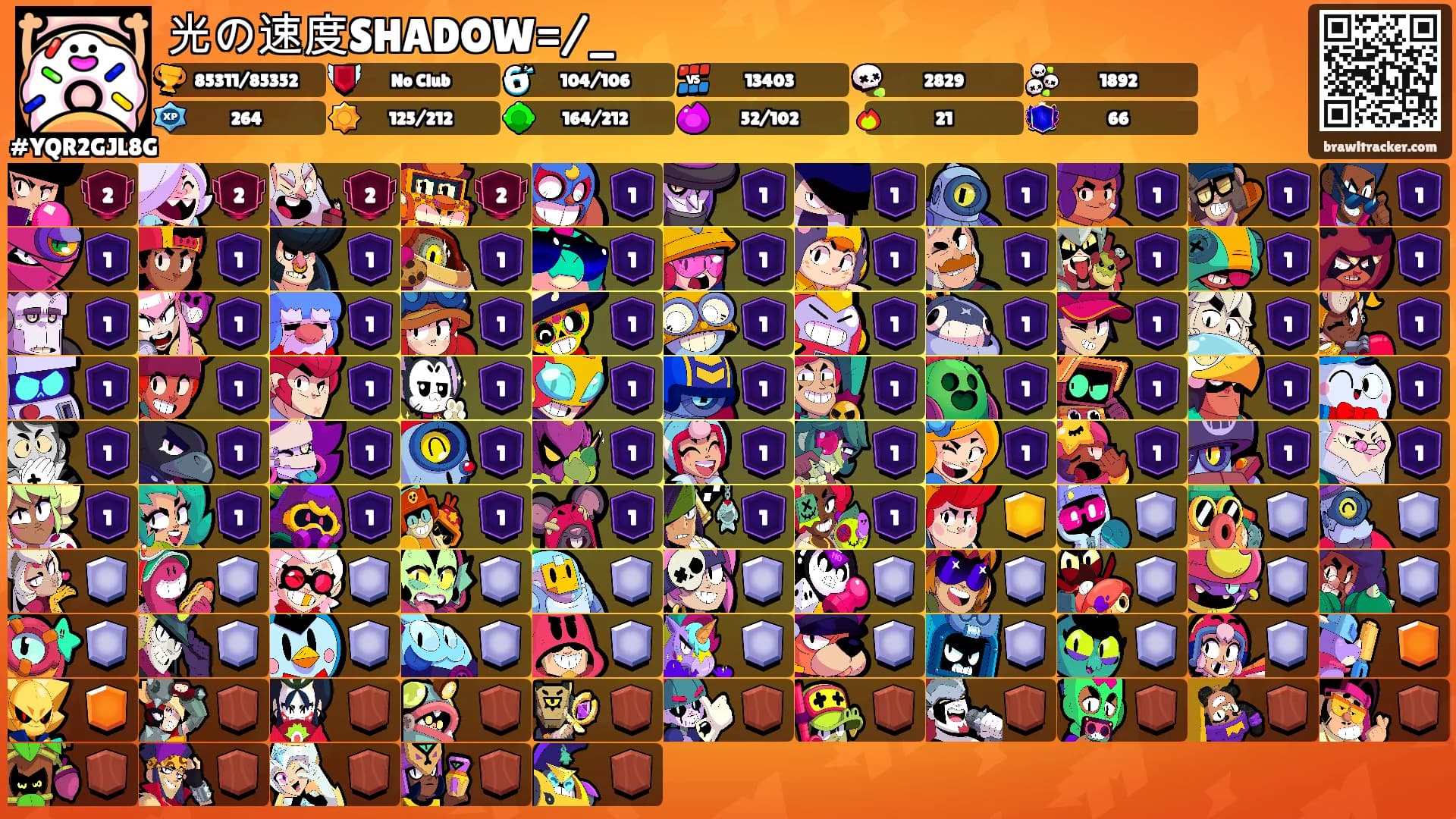 光の速度SHADOW=/_'s Ranks