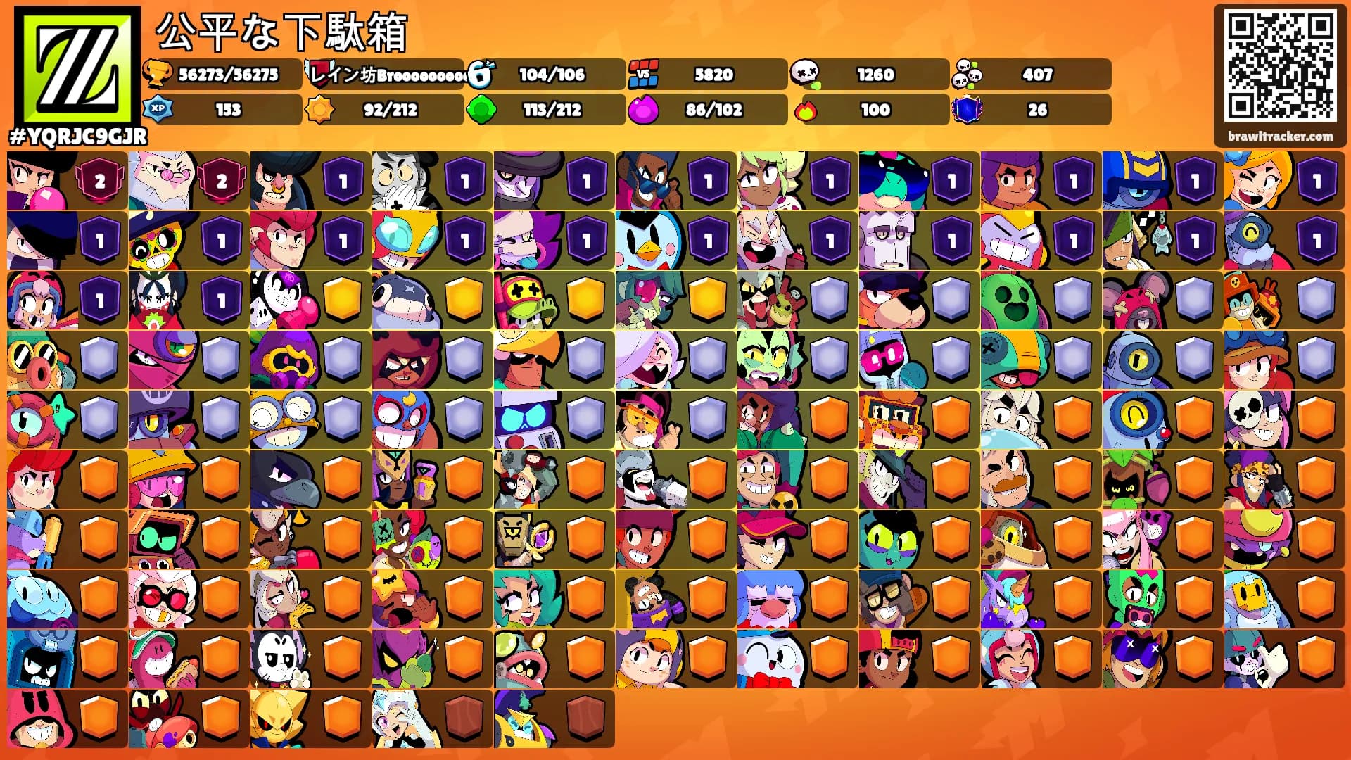 公平な下駄箱's Ranks