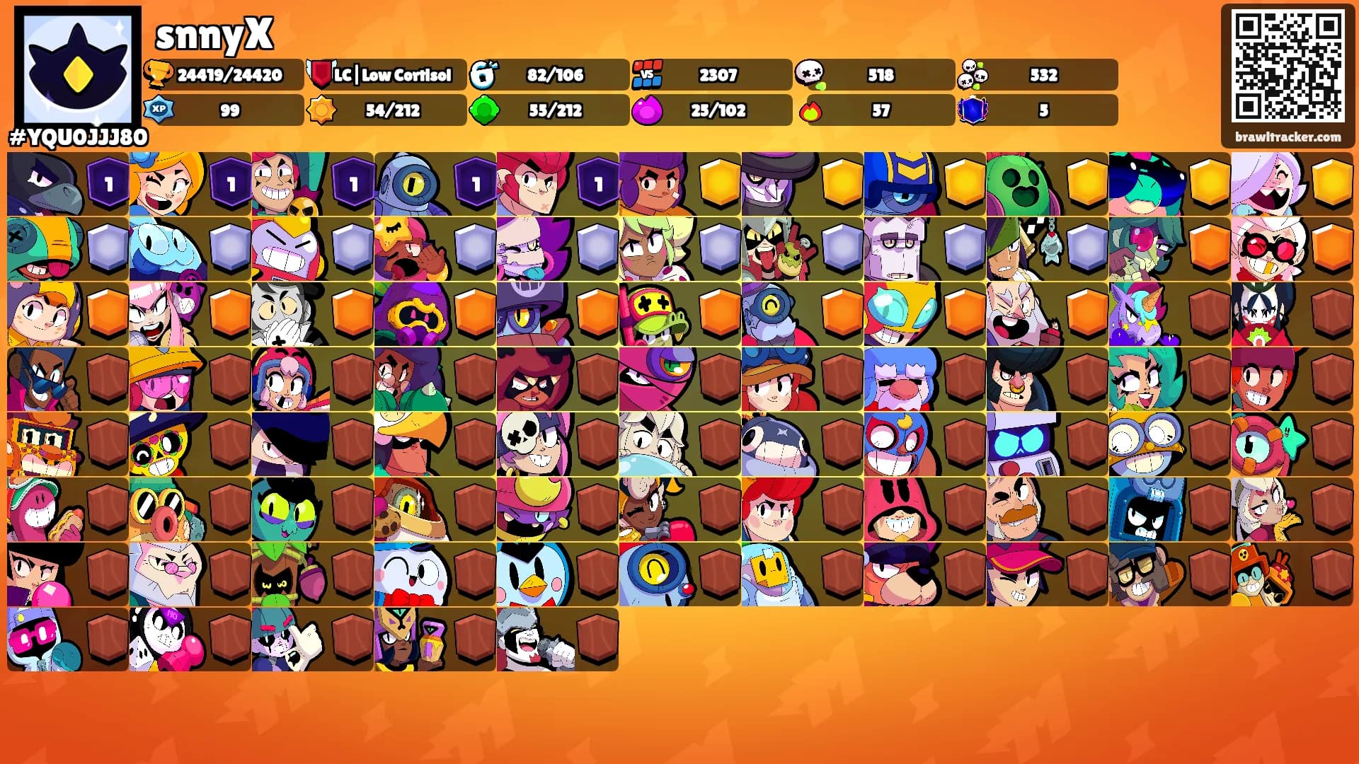 snnyX's Ranks