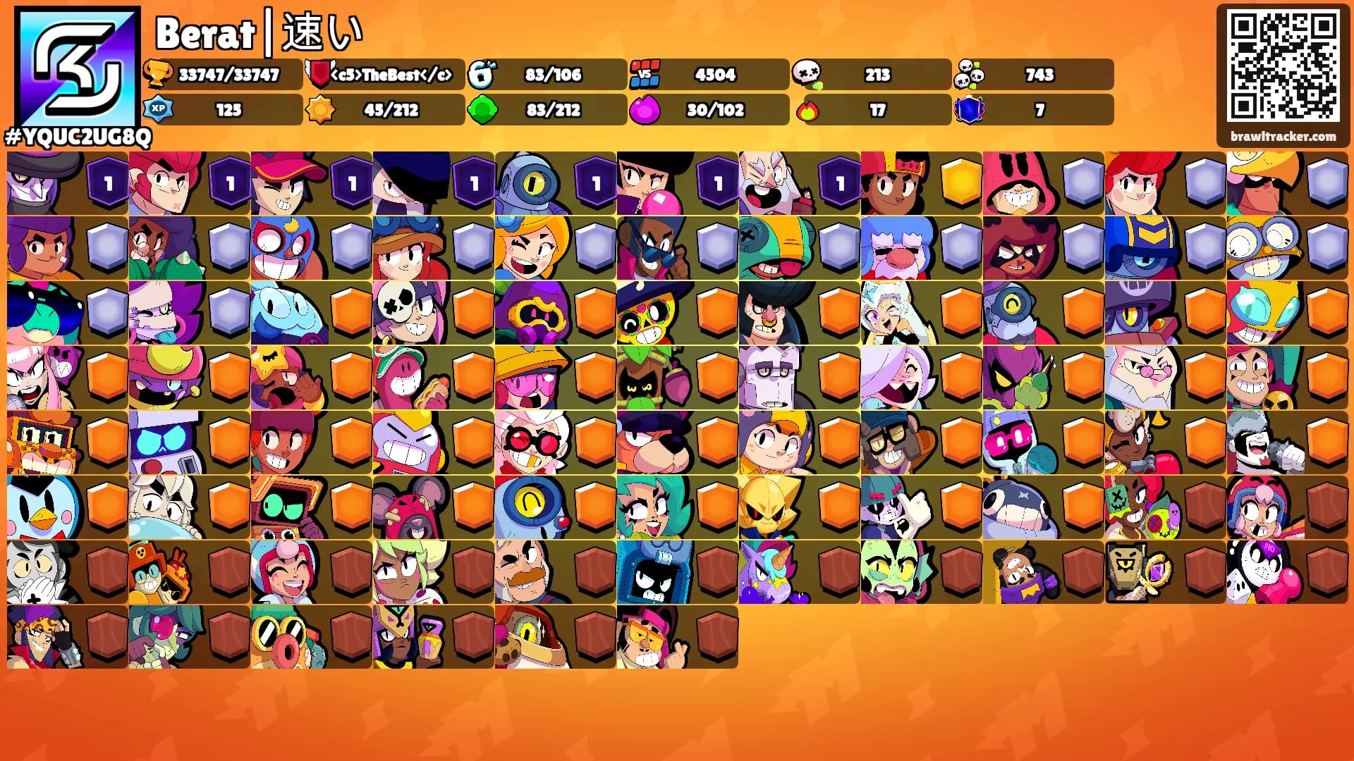 Berat|速い's Ranks