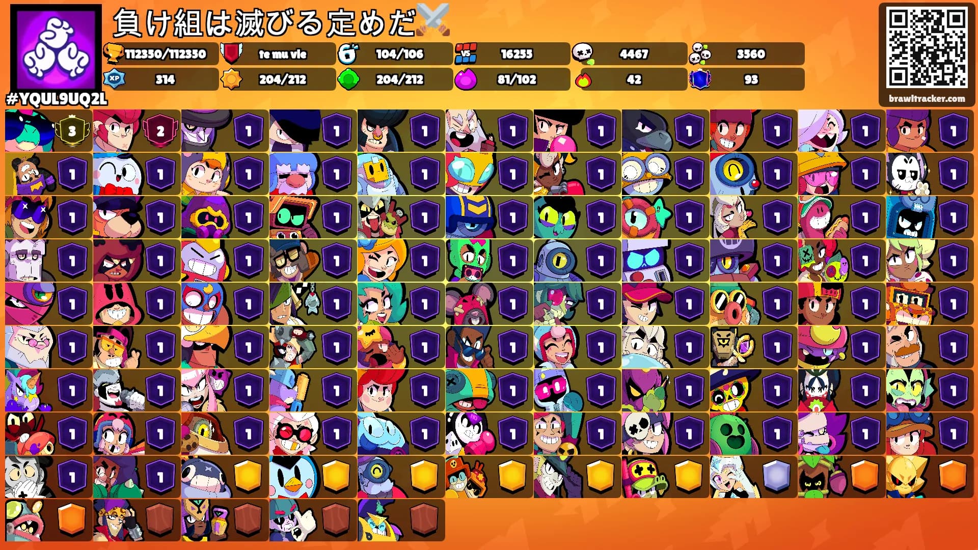負け組は滅びる定めだ⚔️'s Ranks