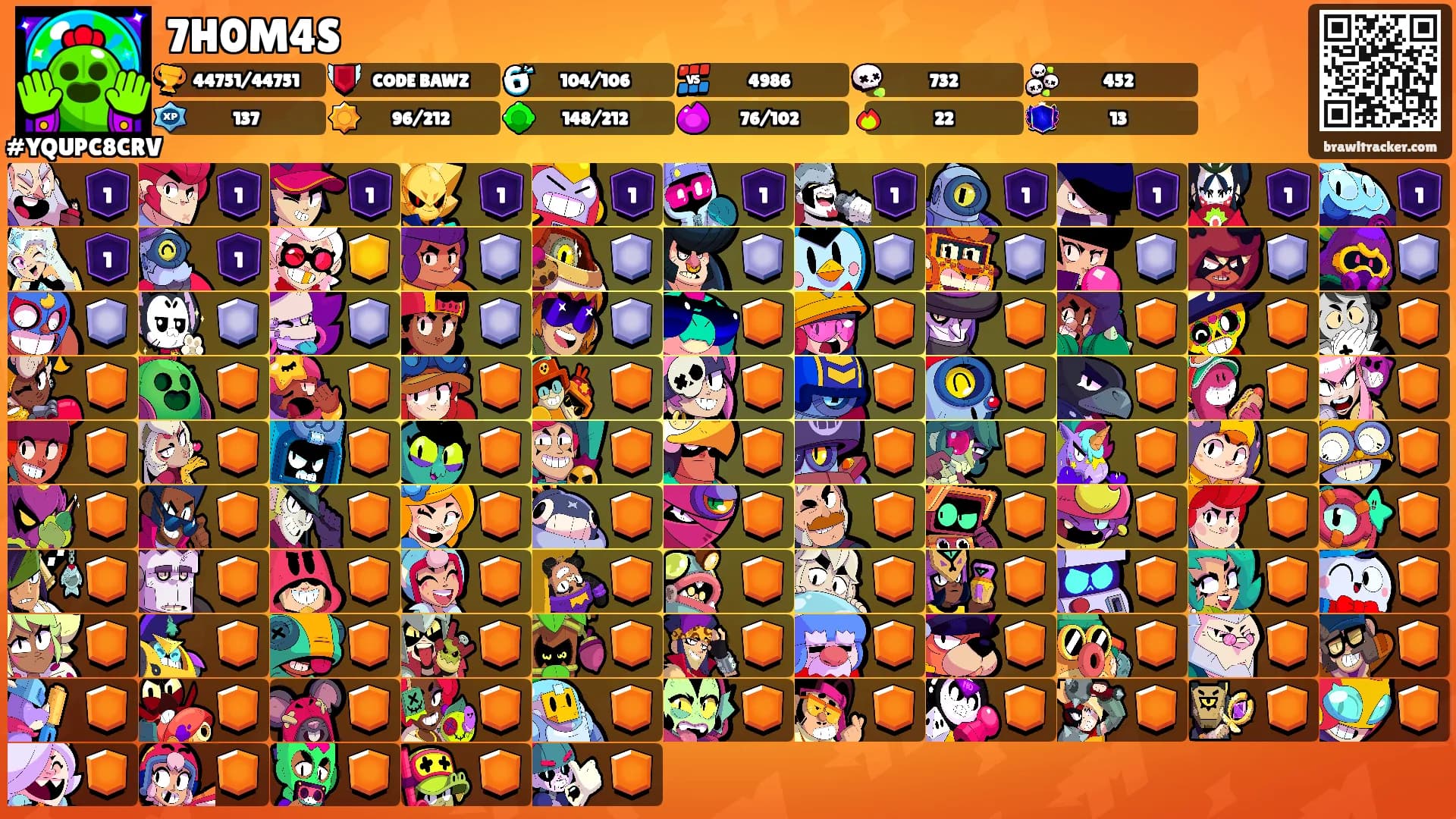 7H0M4S's Ranks