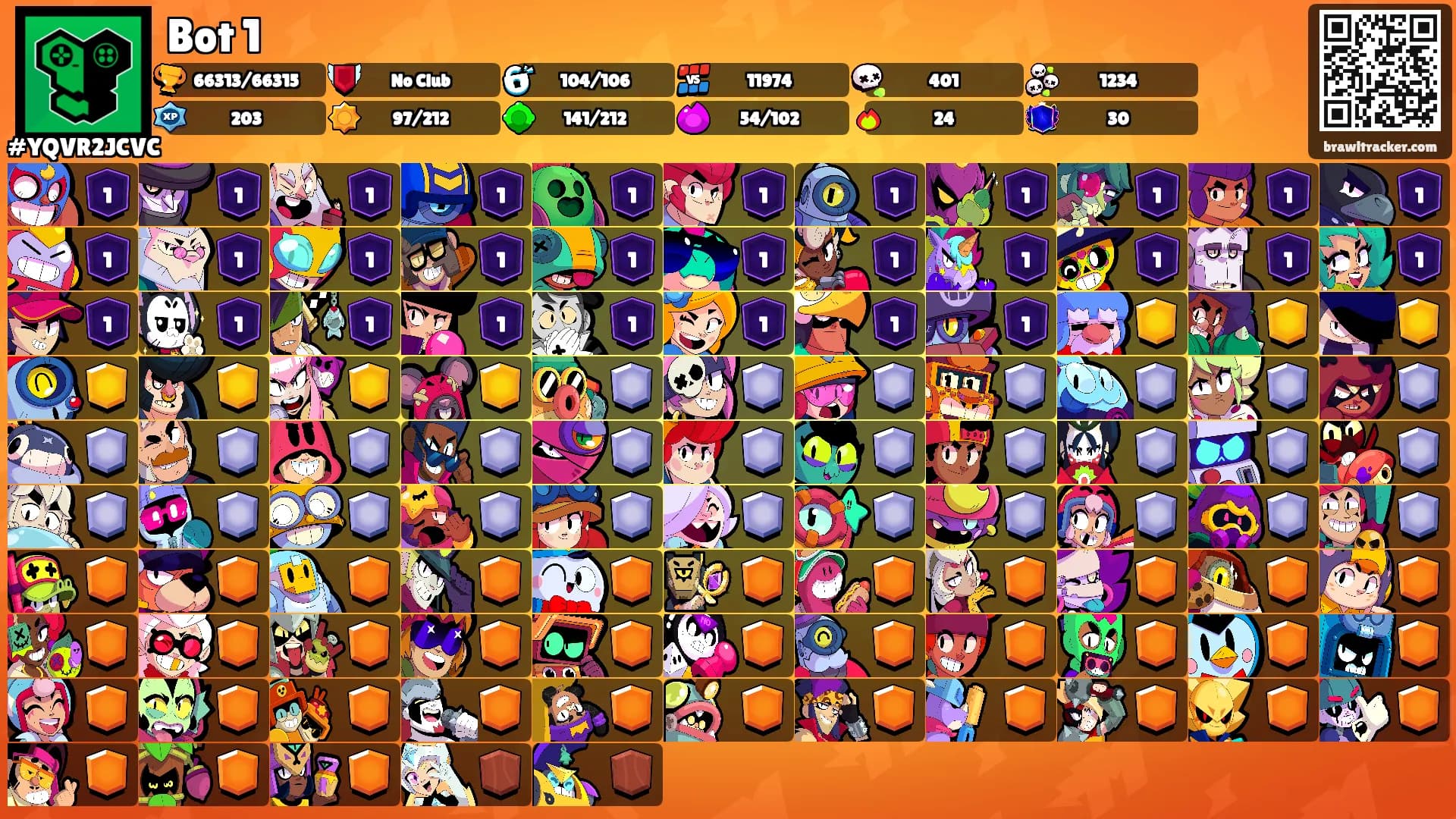 Bot 1's Ranks