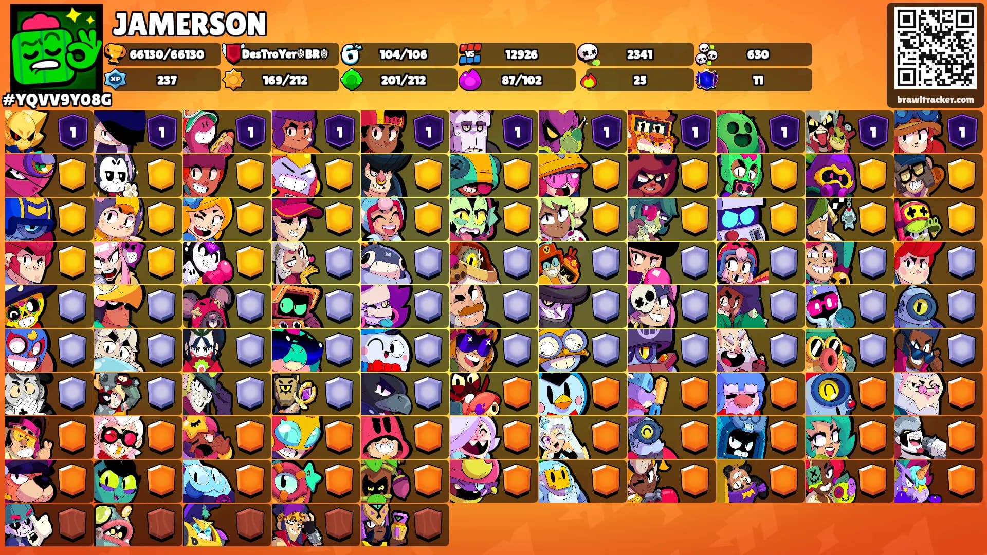 JAMERSON's Ranks