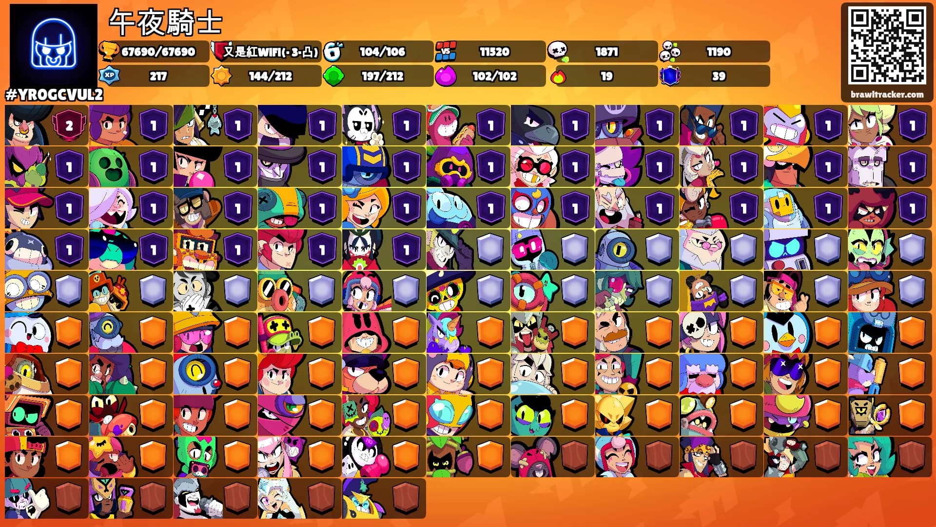 午夜騎士's Ranks