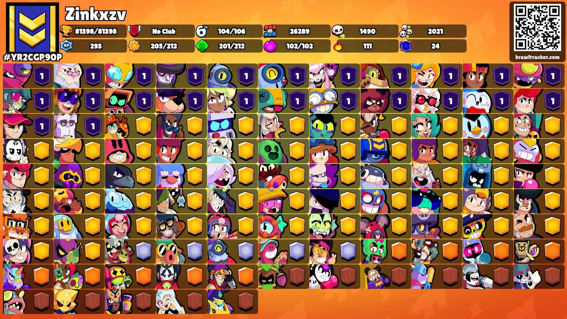Zinkxzv's Ranks