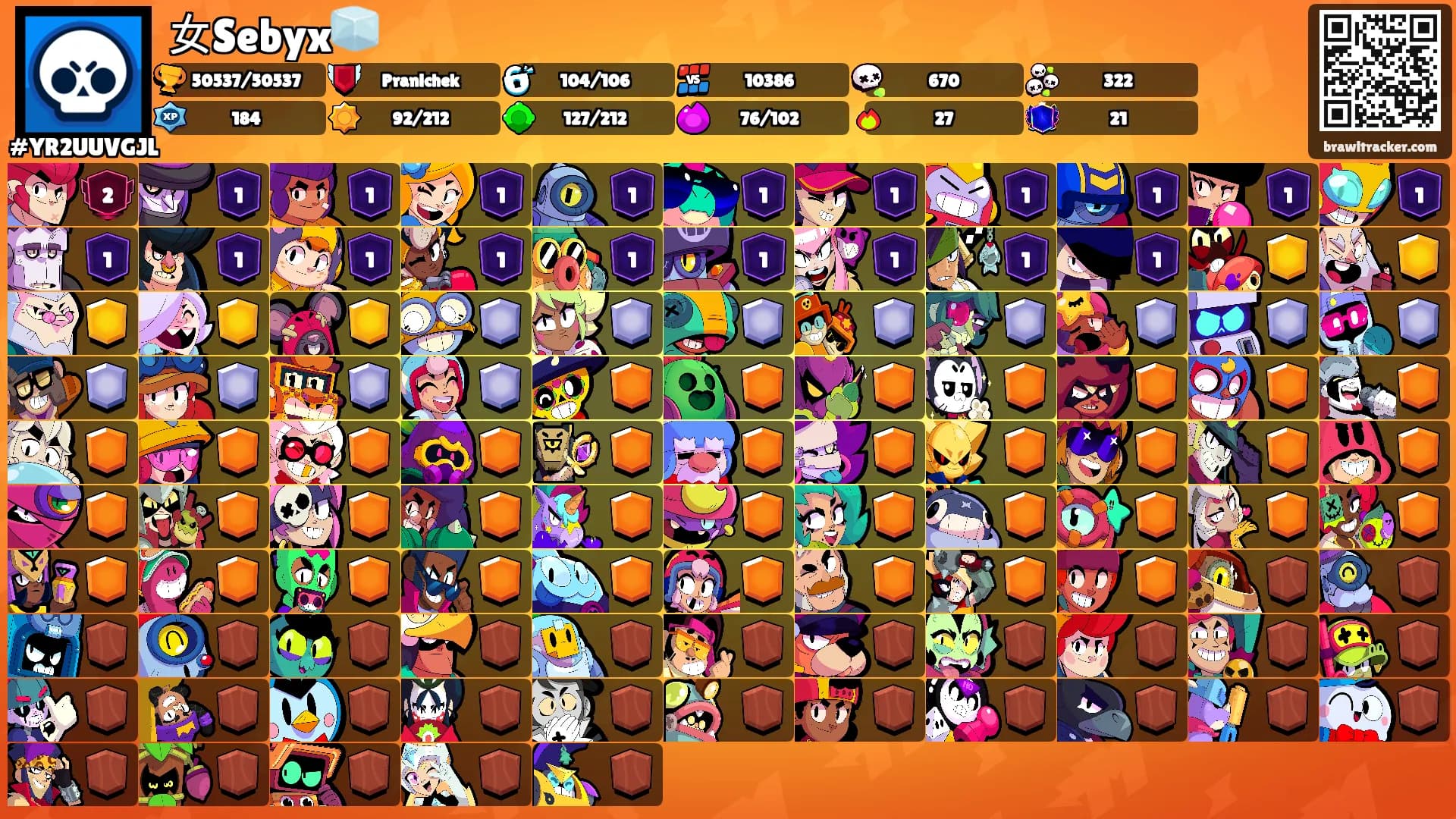 女Sebyx🧊's Ranks