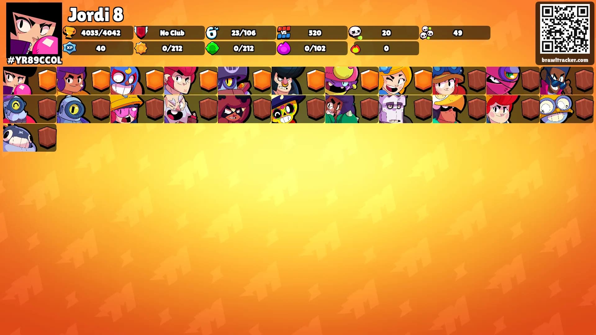 Jordi 8's Ranks