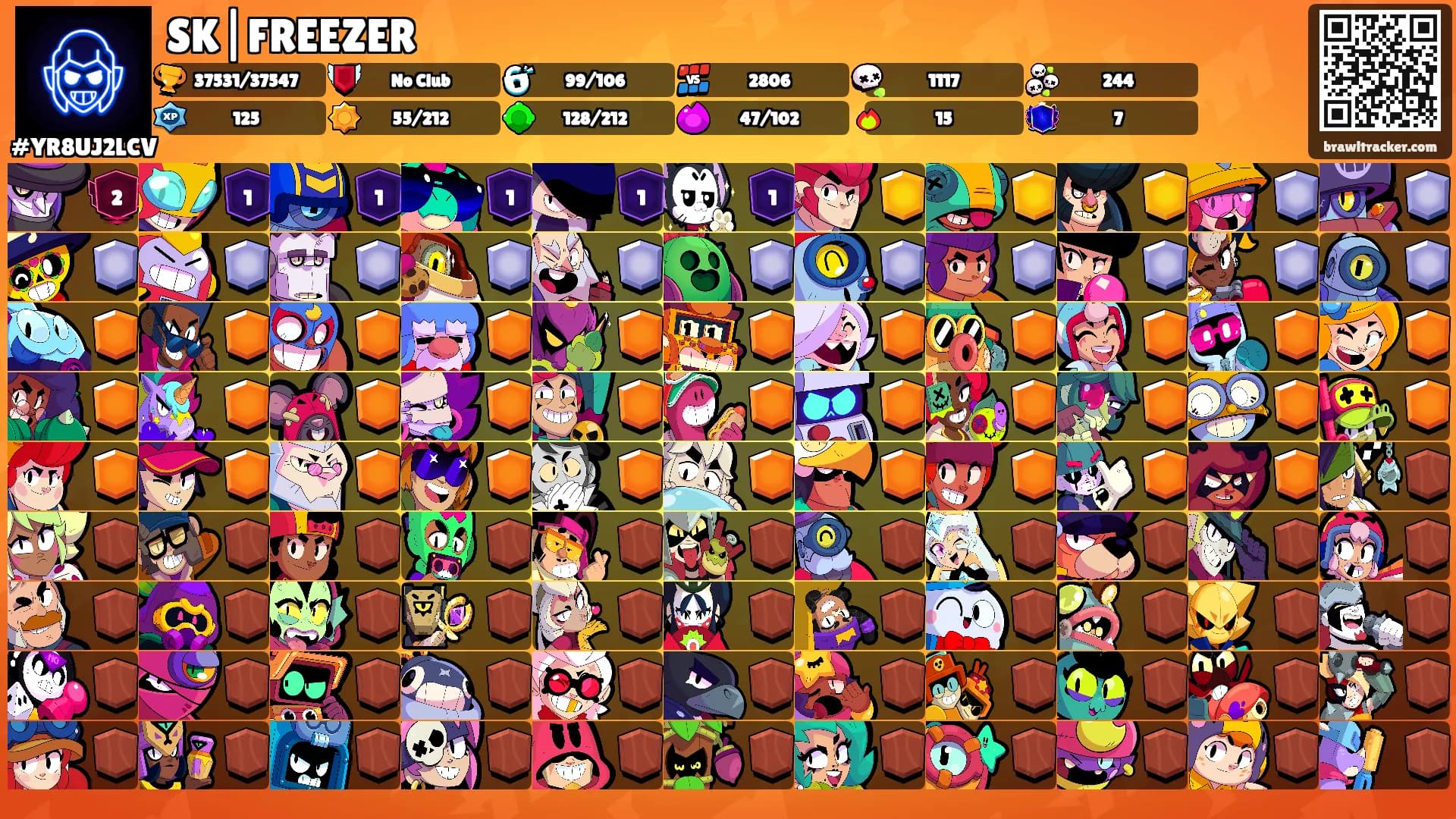SK|FREEZER's Ranks