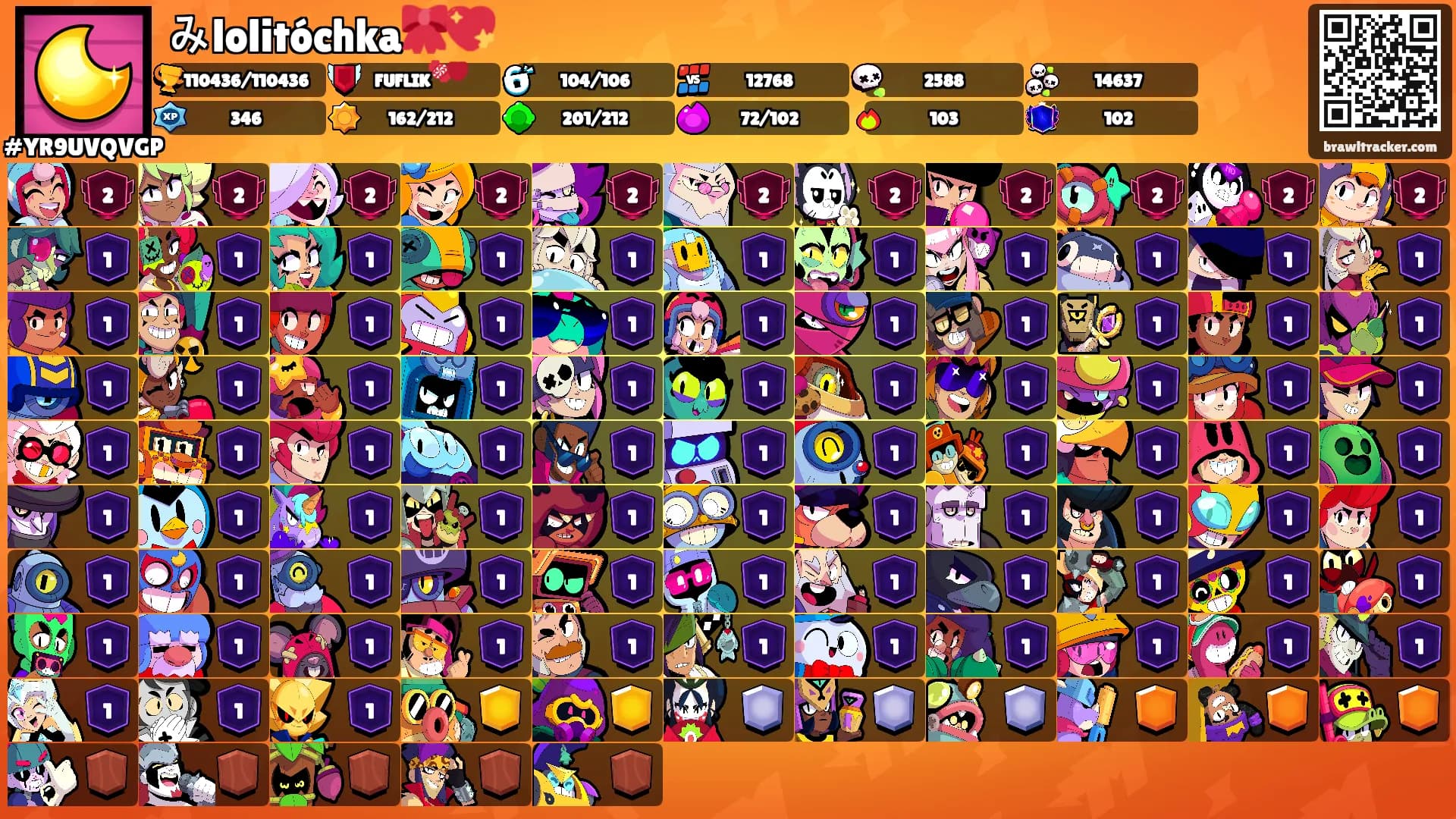 みlolitóchka🎀💖's Ranks
