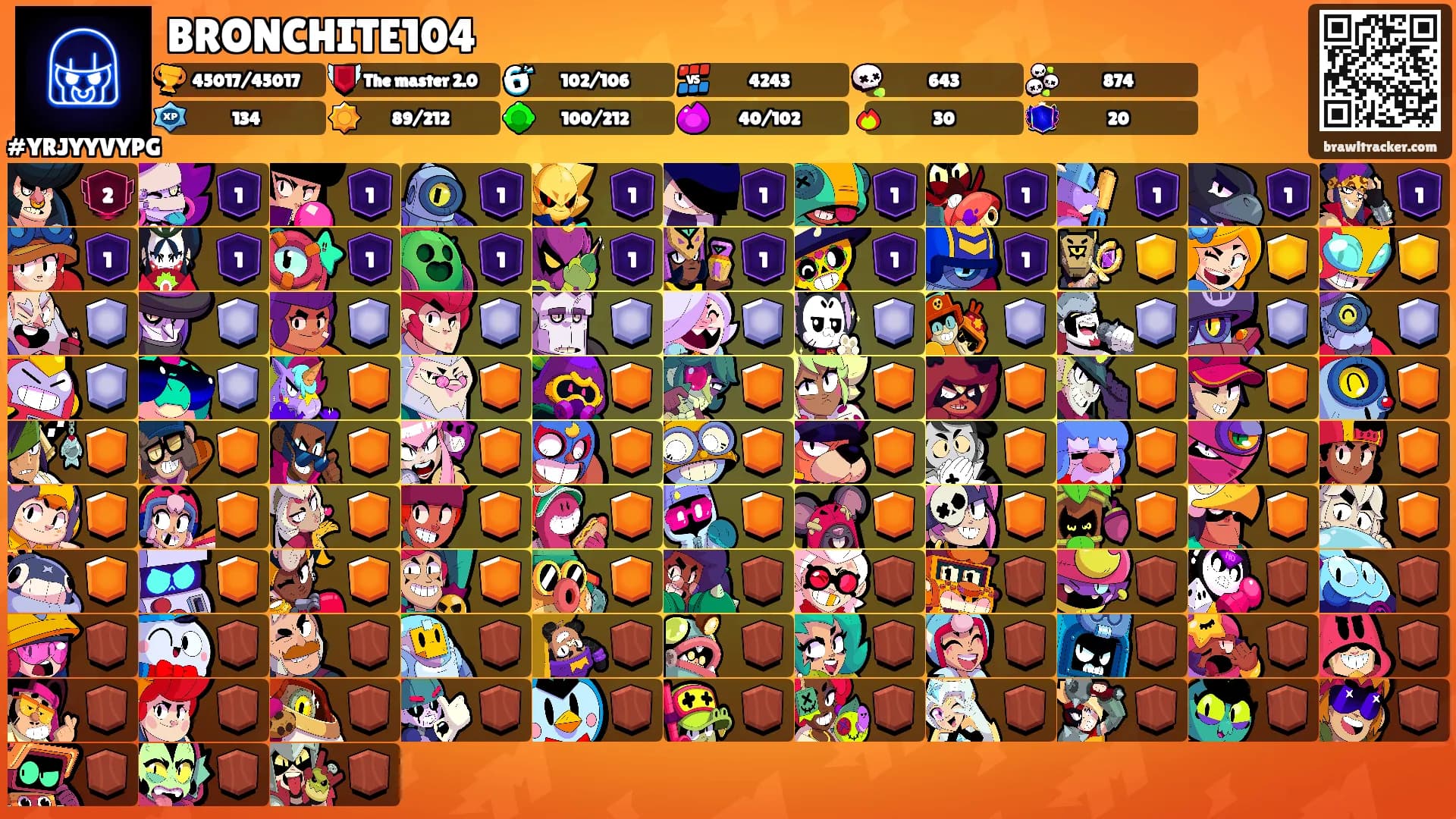 BRONCHITE104's Ranks